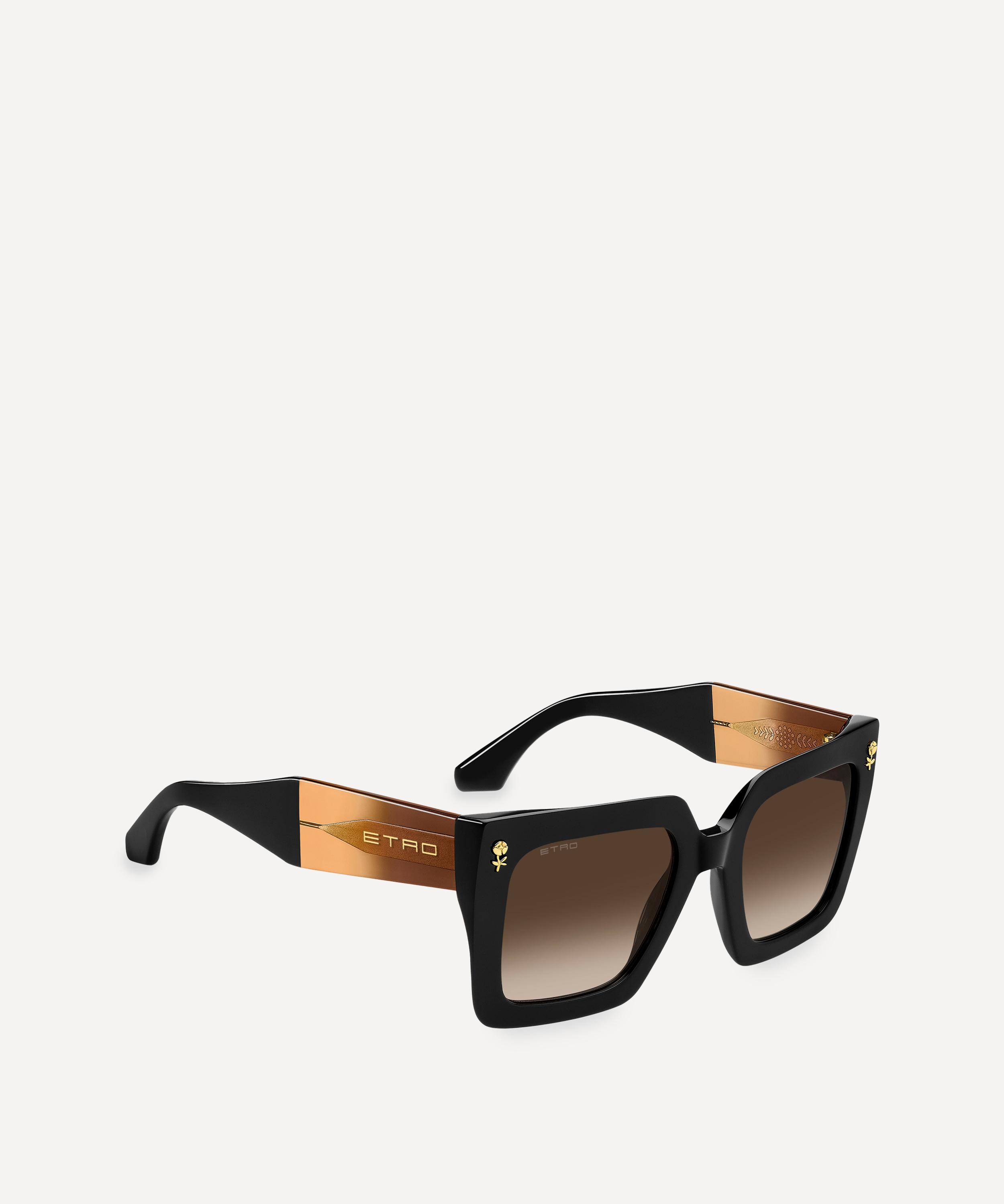 Etro - Colour Stripes Square Sunglasses image number 1