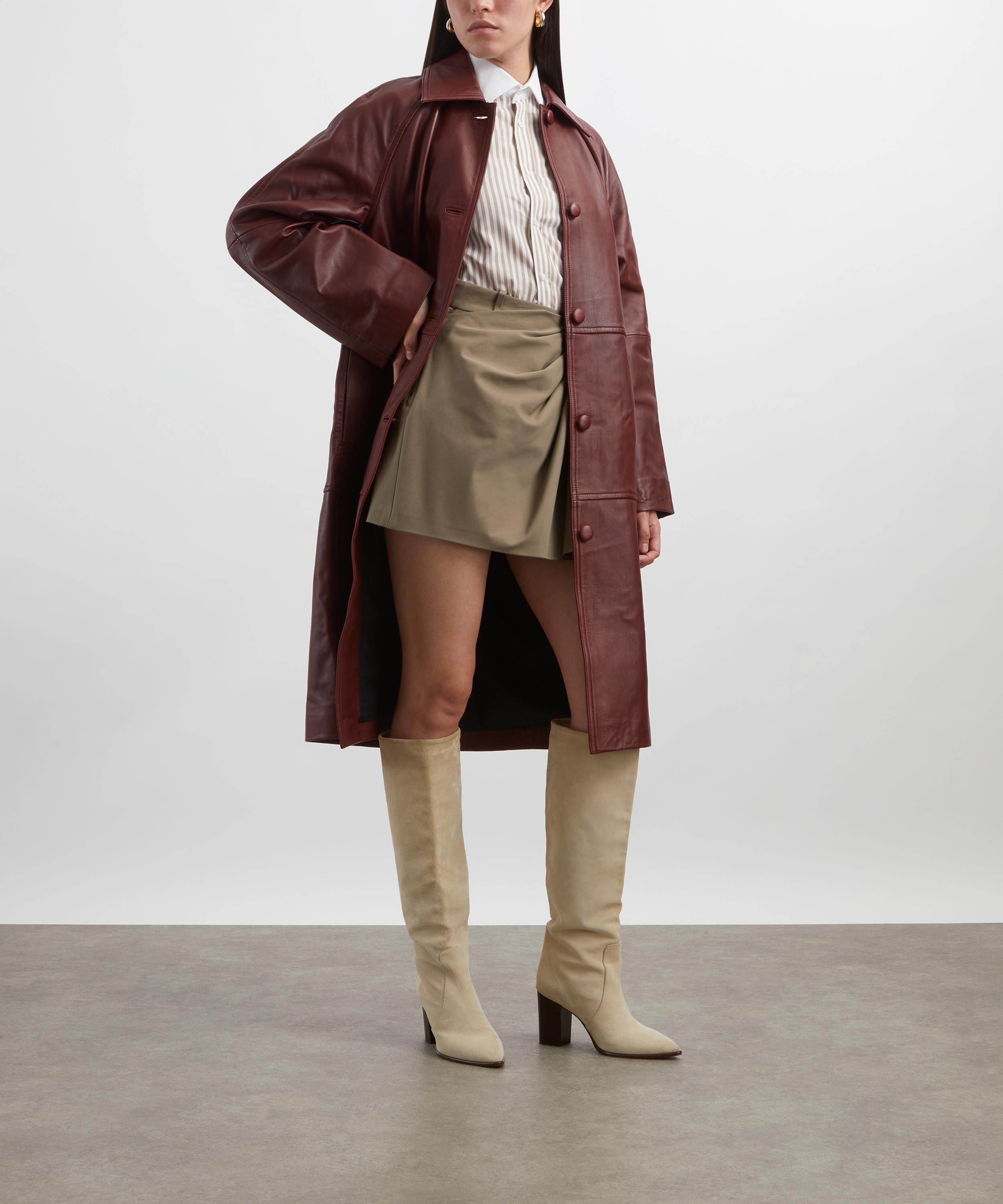 Reformation - Veda Beck Leather Trench Coat image number 1
