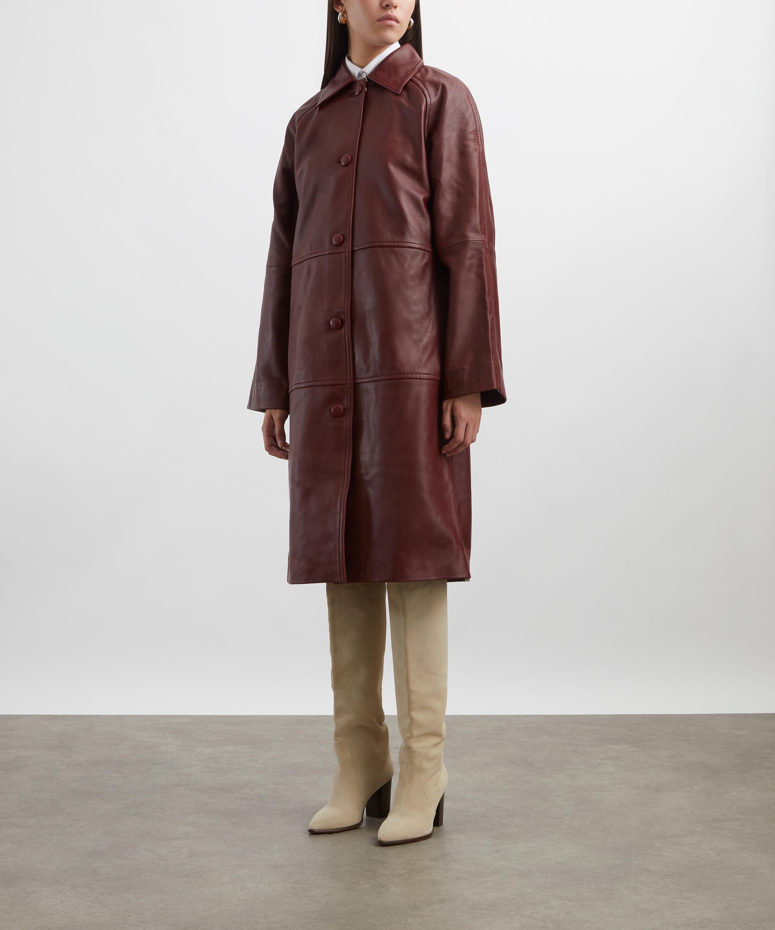 Reformation - Veda Beck Leather Trench Coat image number 2