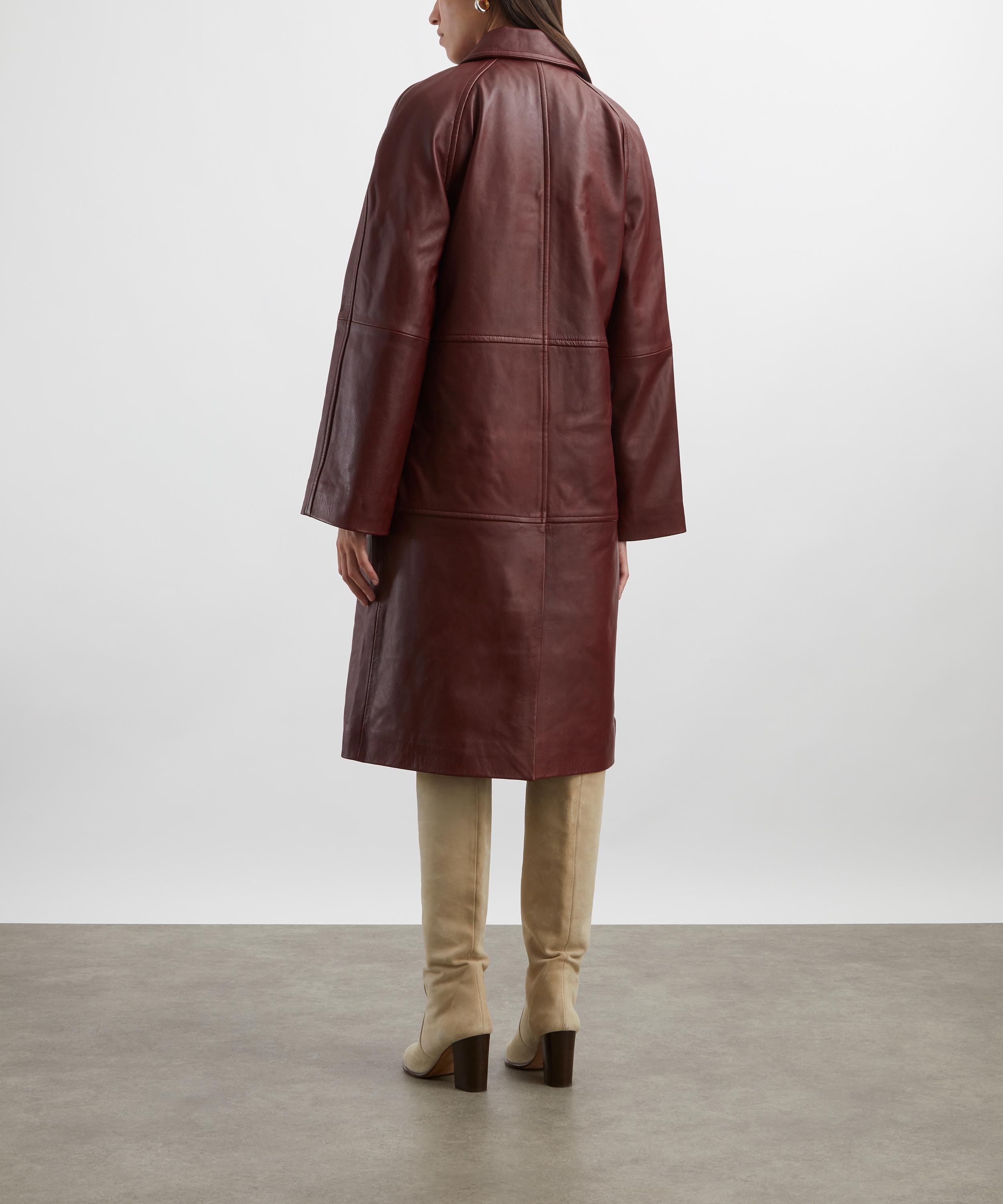 Reformation - Veda Beck Leather Trench Coat image number 3