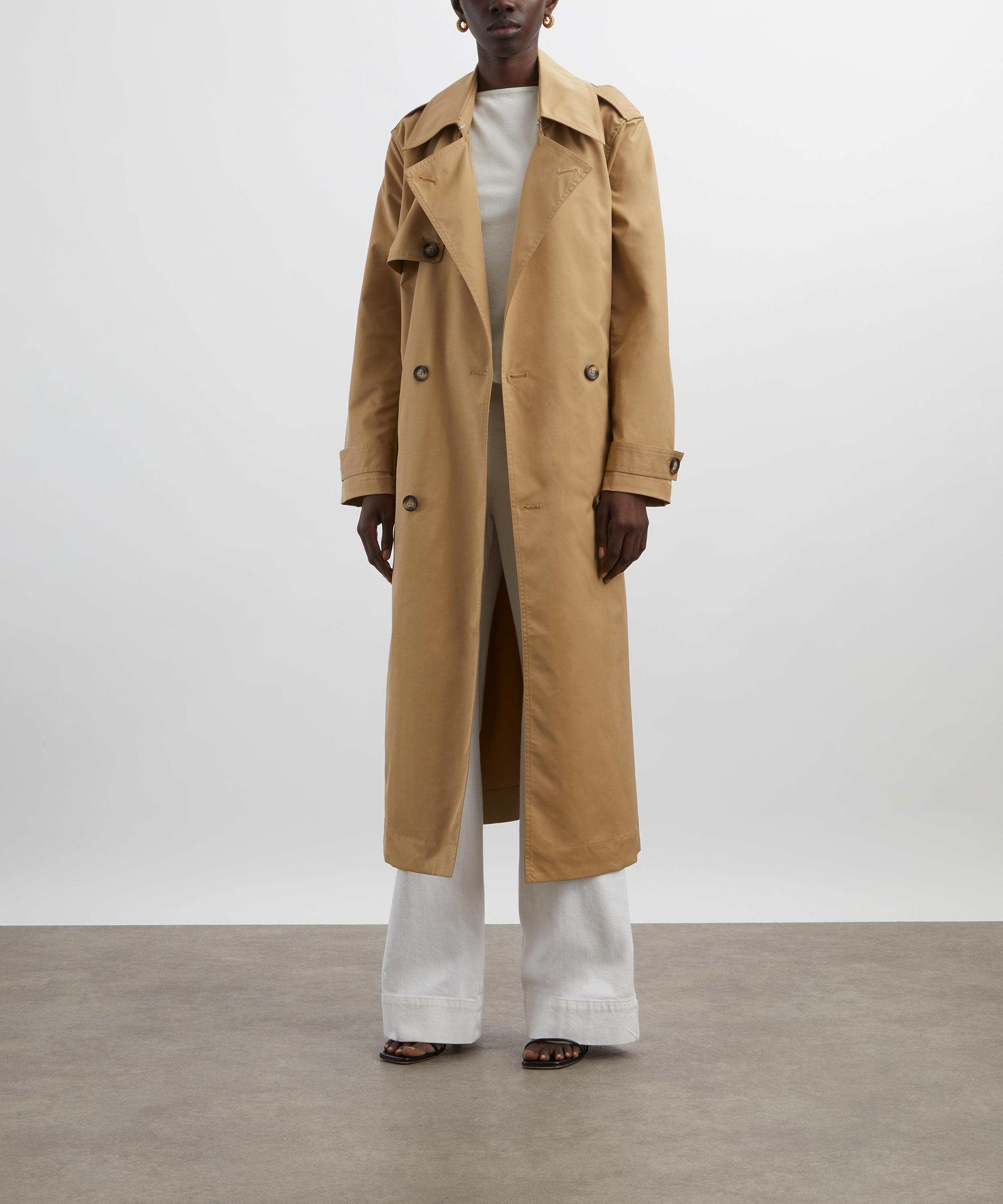 Reformation - Matteo Khaki Trench Coat image number 1