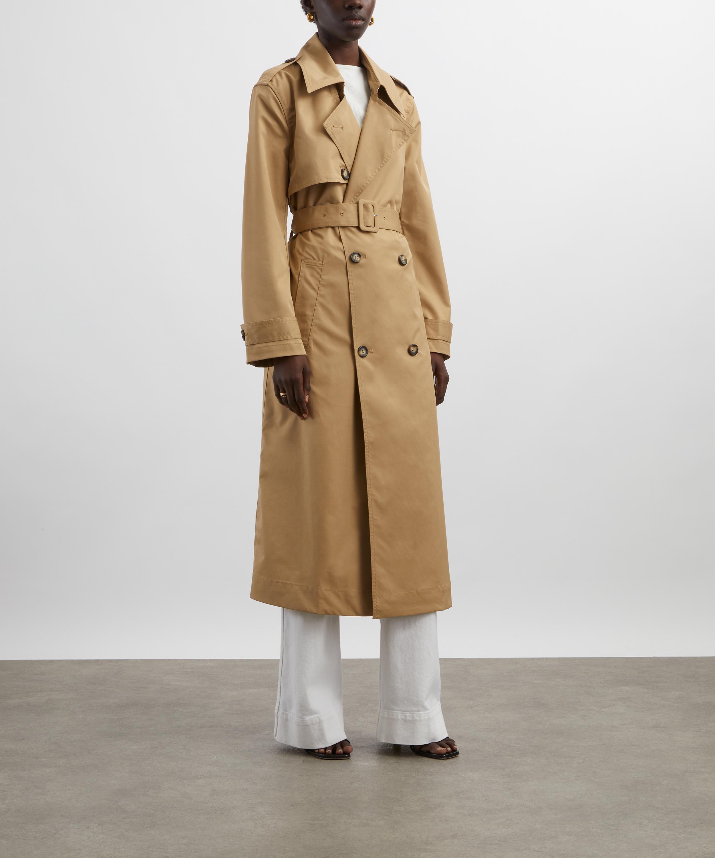 Reformation - Matteo Khaki Trench Coat image number 2