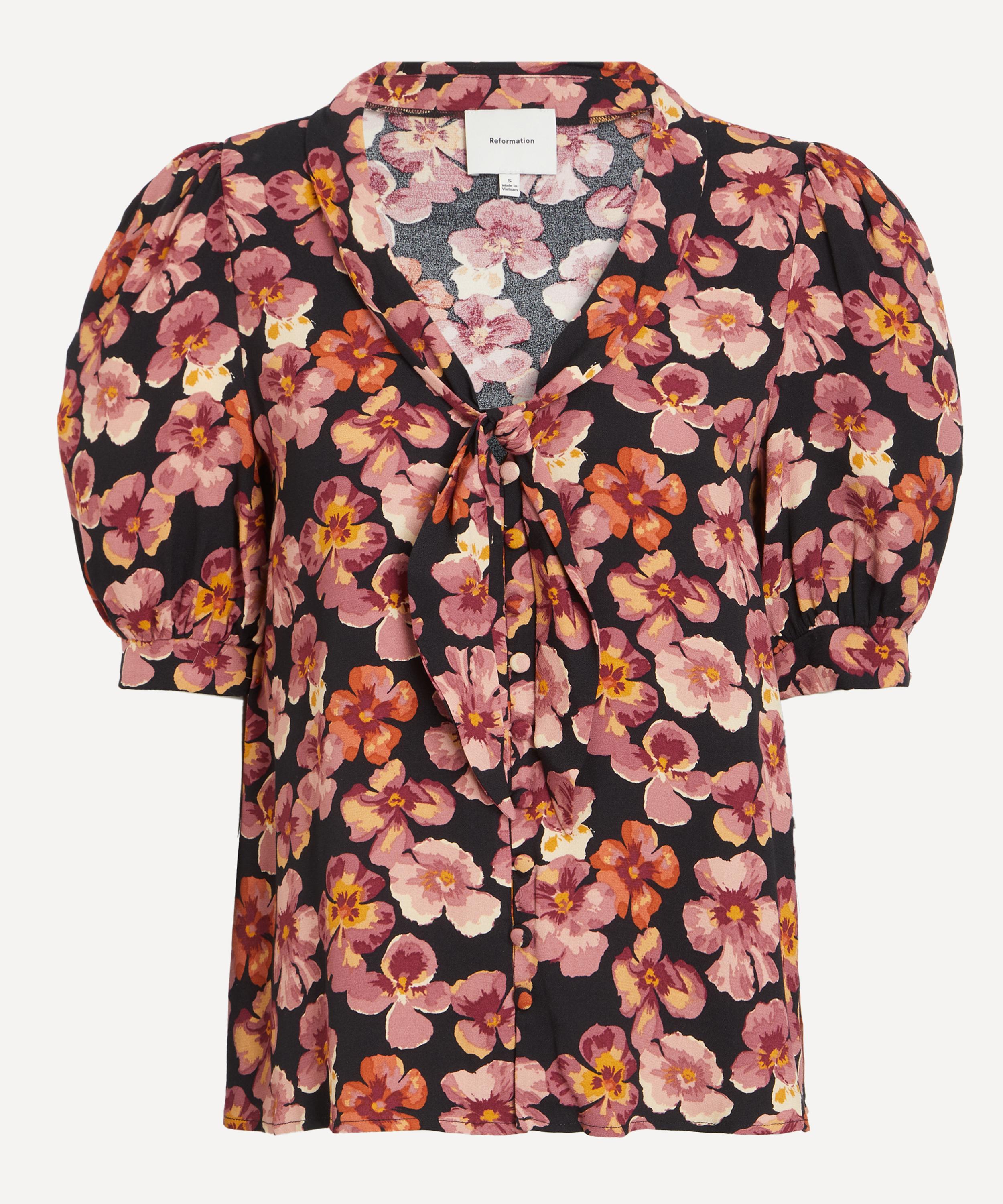 Reformation - Joelle Pansies Top image number 0