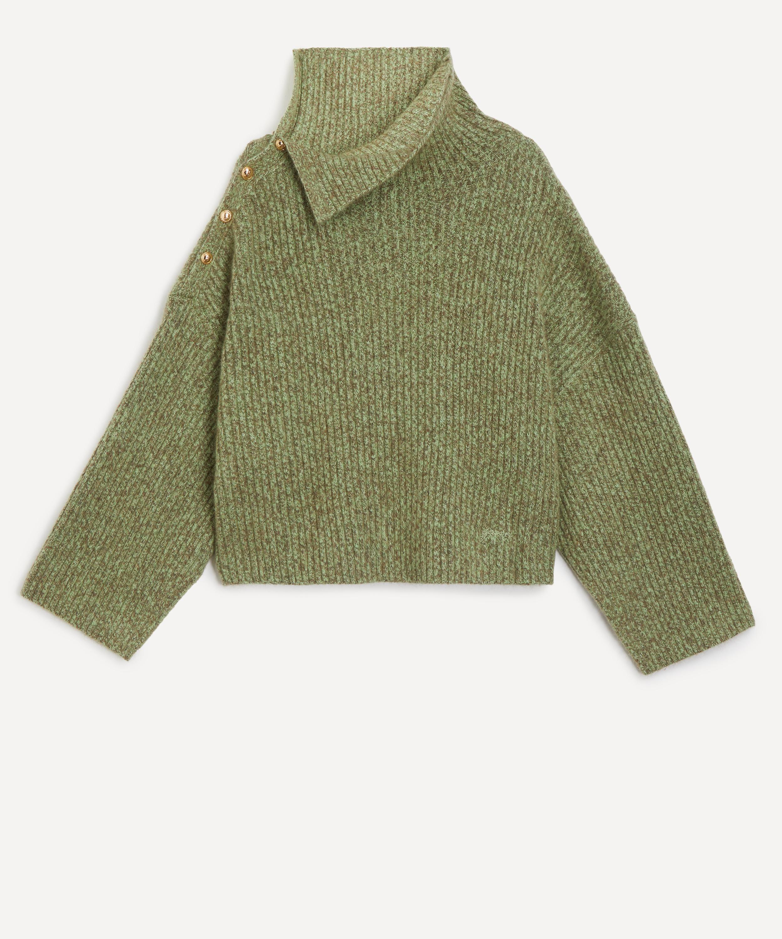 Ganni - Mohair-Blend Knit Jumper image number 0