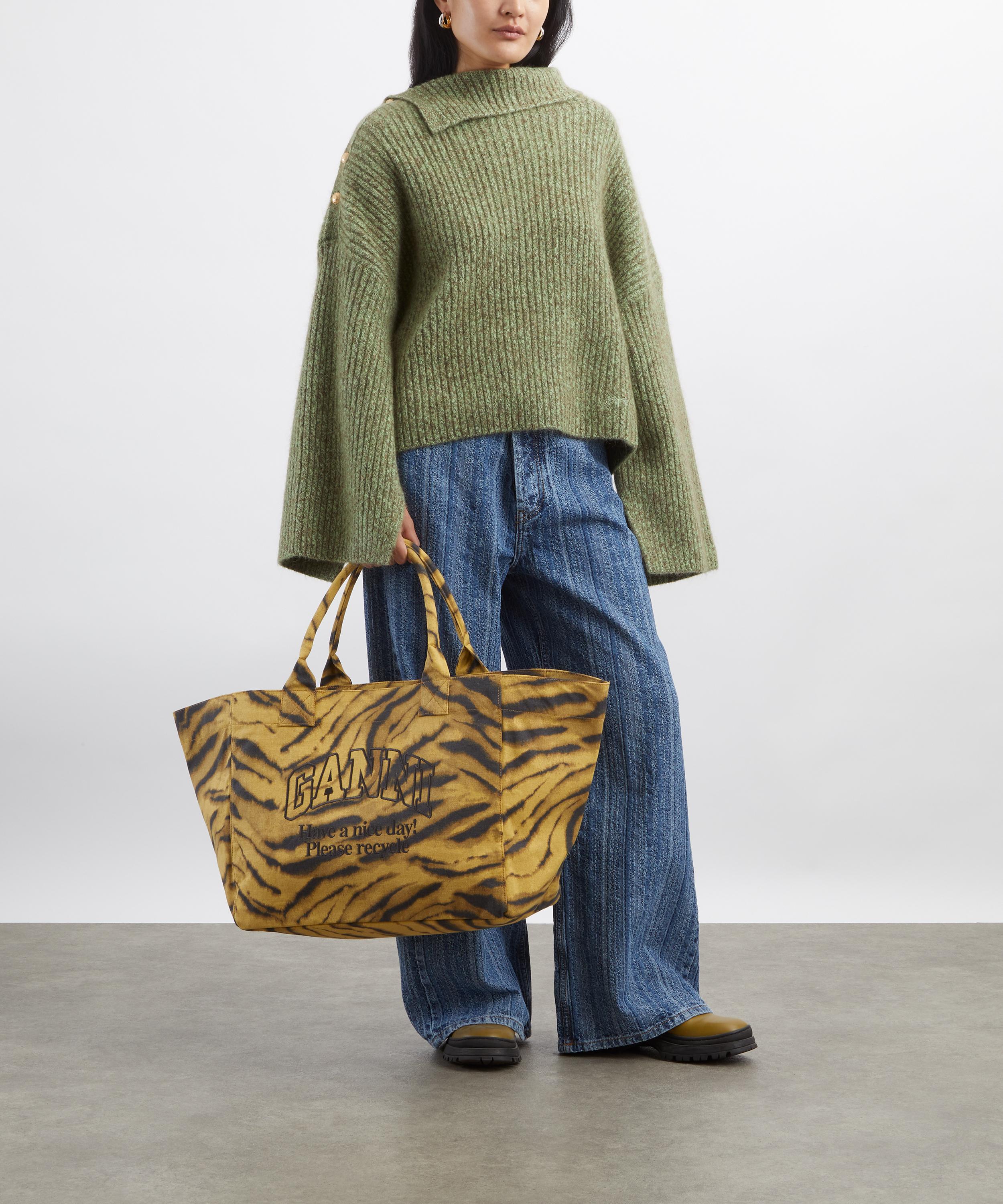 Ganni - Mohair-Blend Knit Jumper image number 1