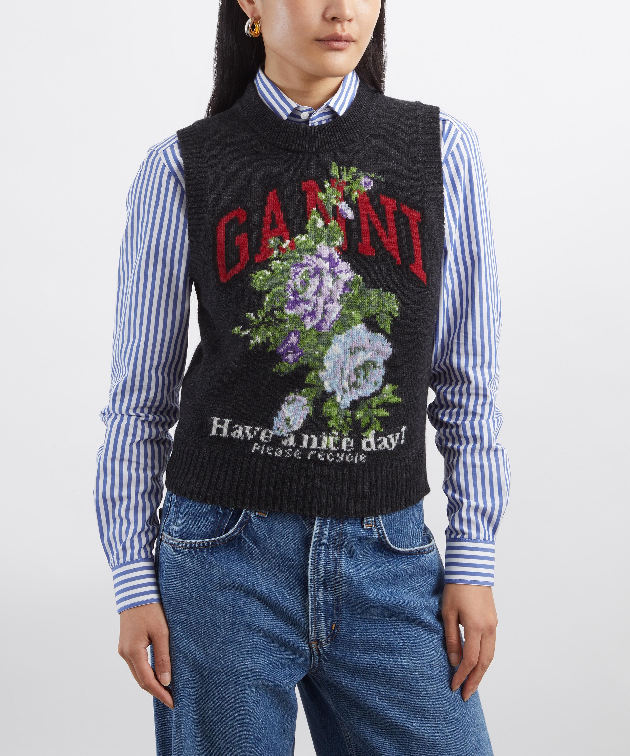 Ganni - Rose Knit Vest image number 2