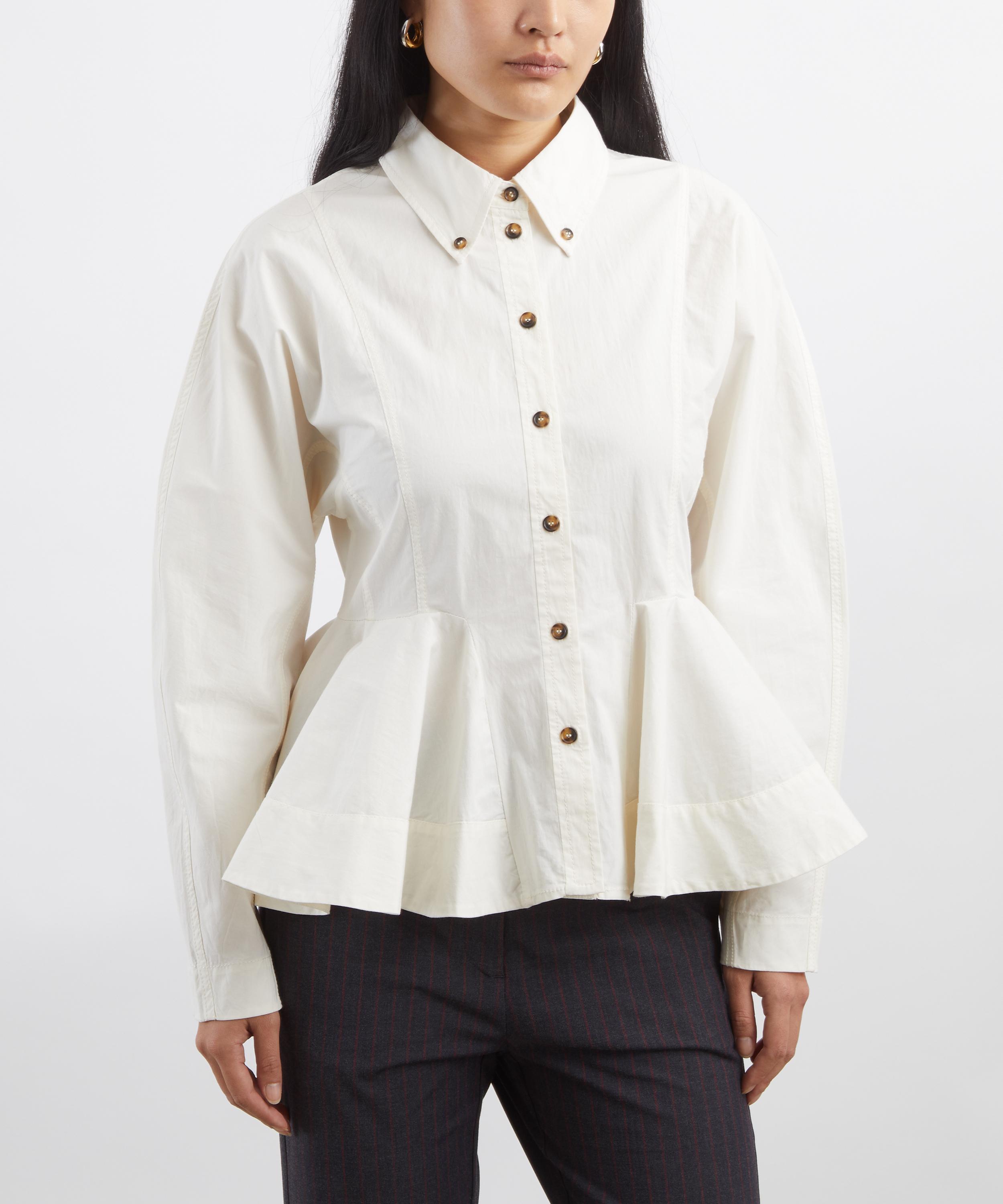 Ganni - Peplum Shirt image number 2