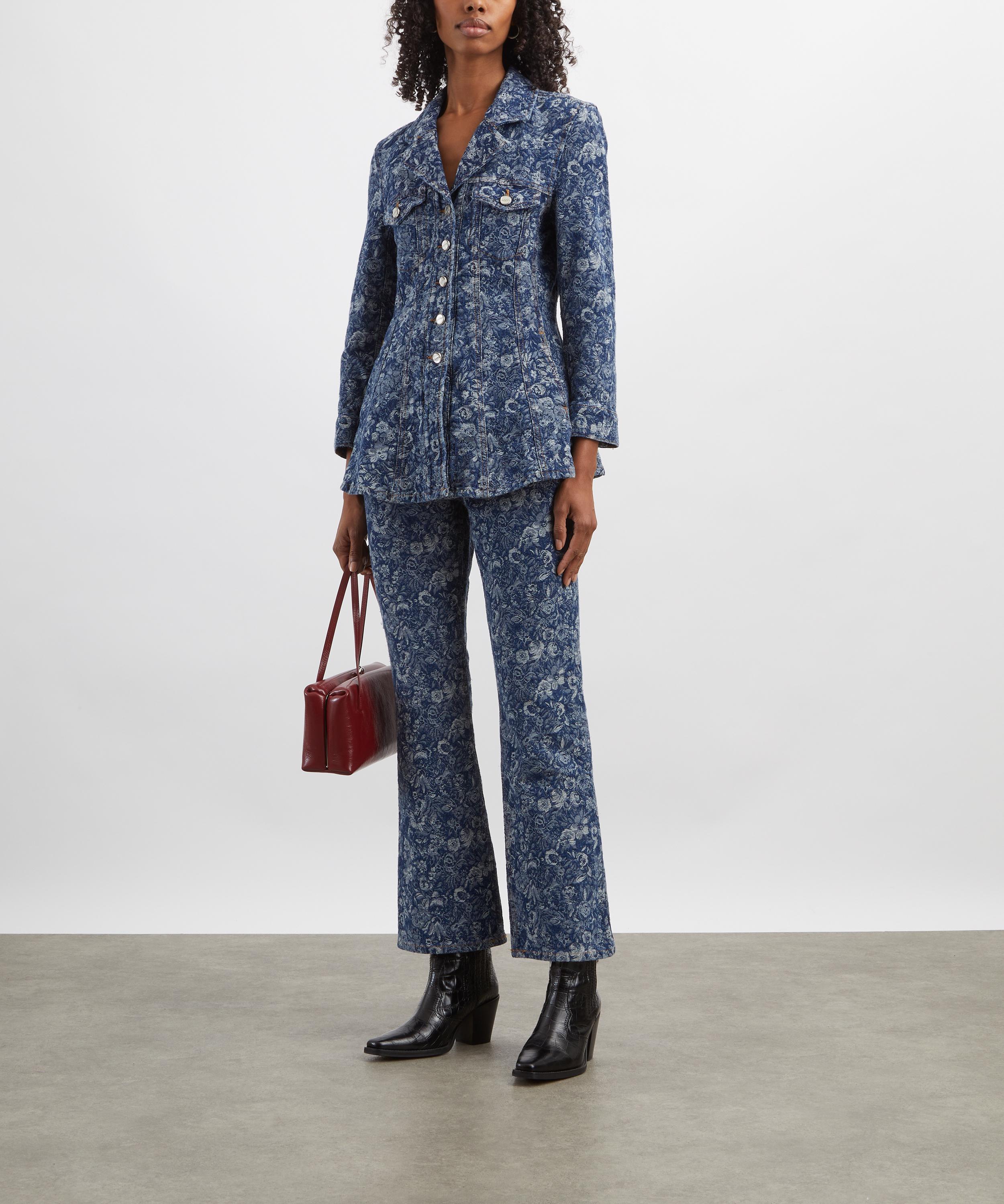 Ganni - Tapestry Baggy Jeans image number 1