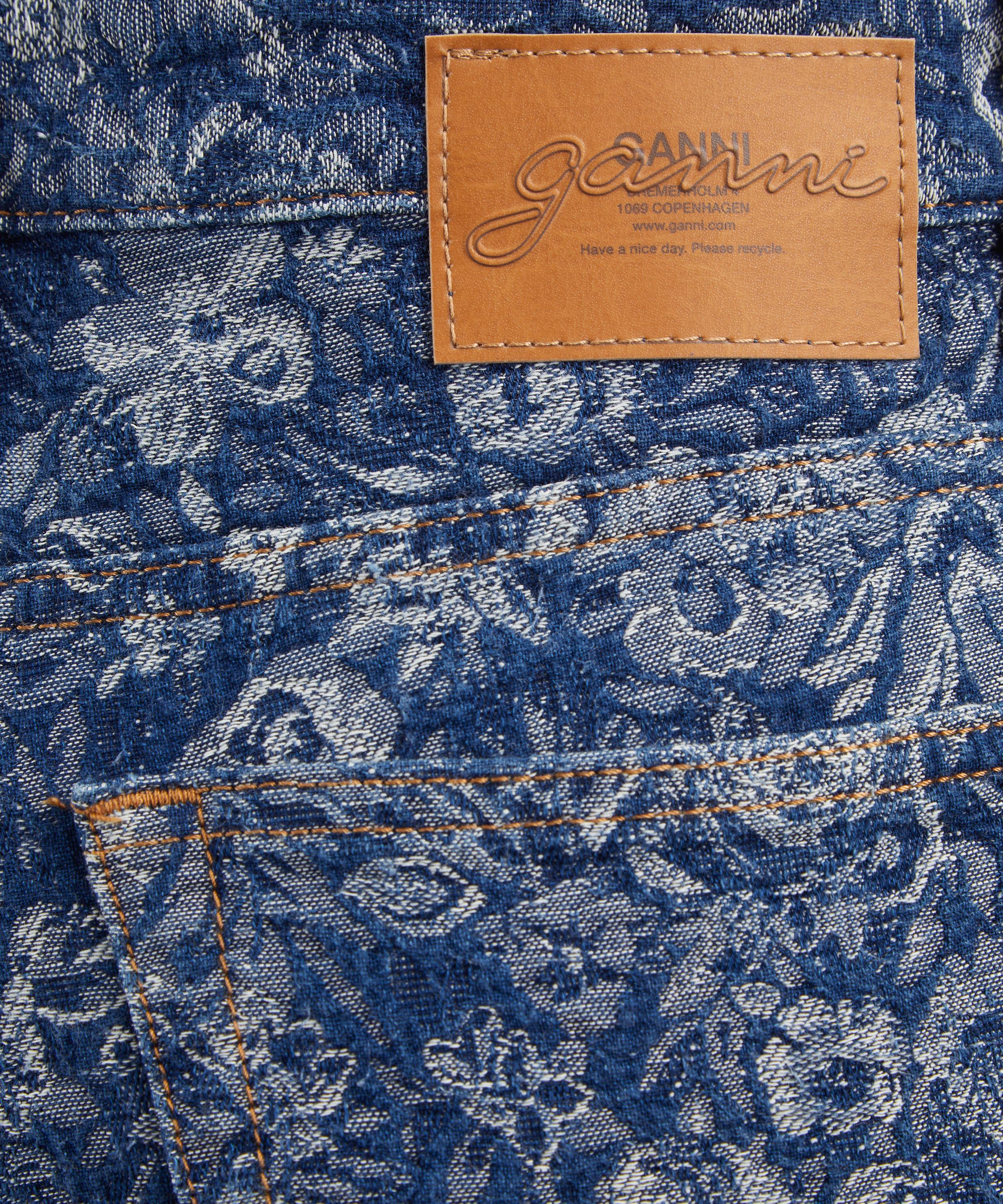 Ganni - Tapestry Baggy Jeans image number 4