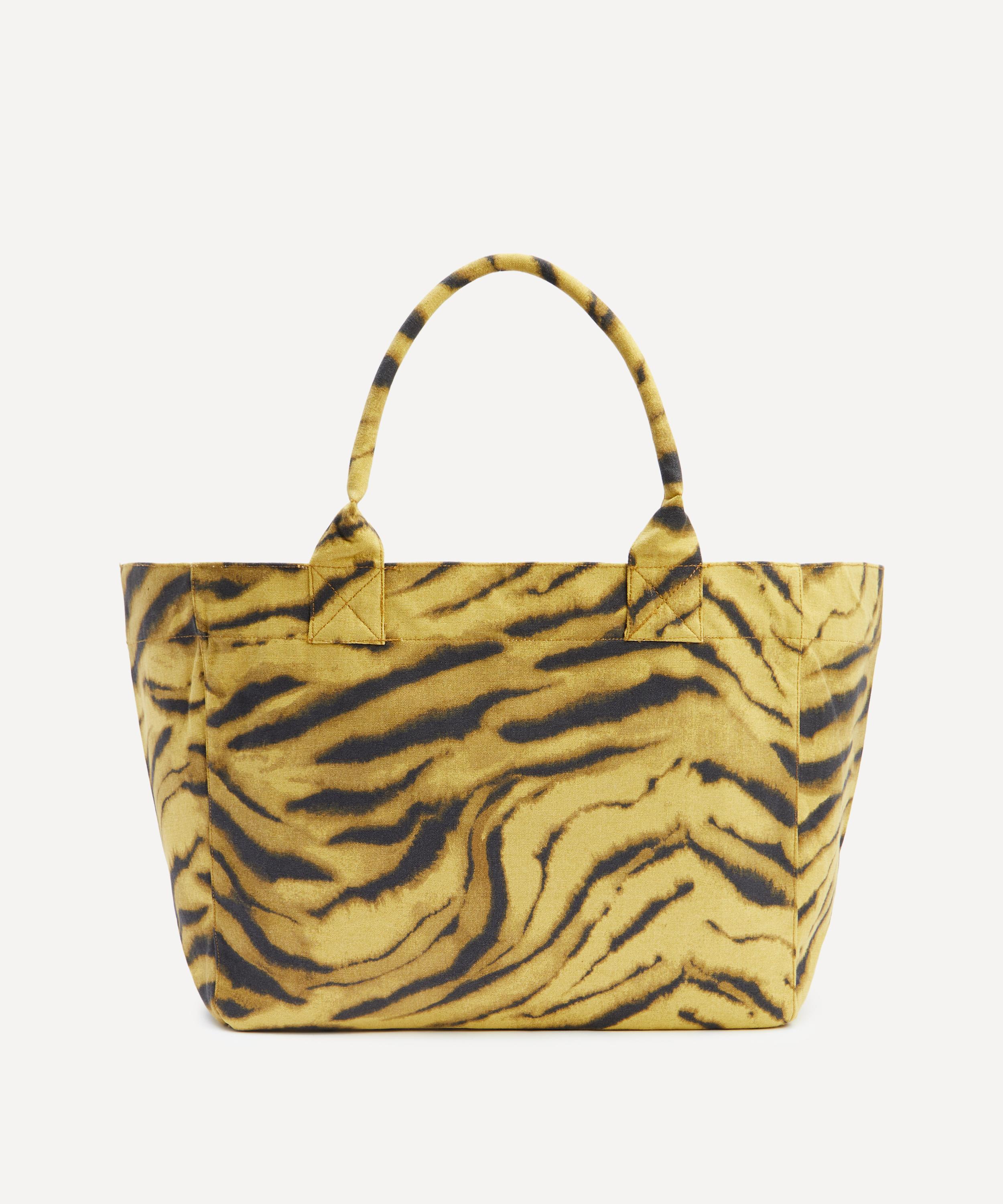 Ganni - Zebra Print XXL Shopper Tote image number 3