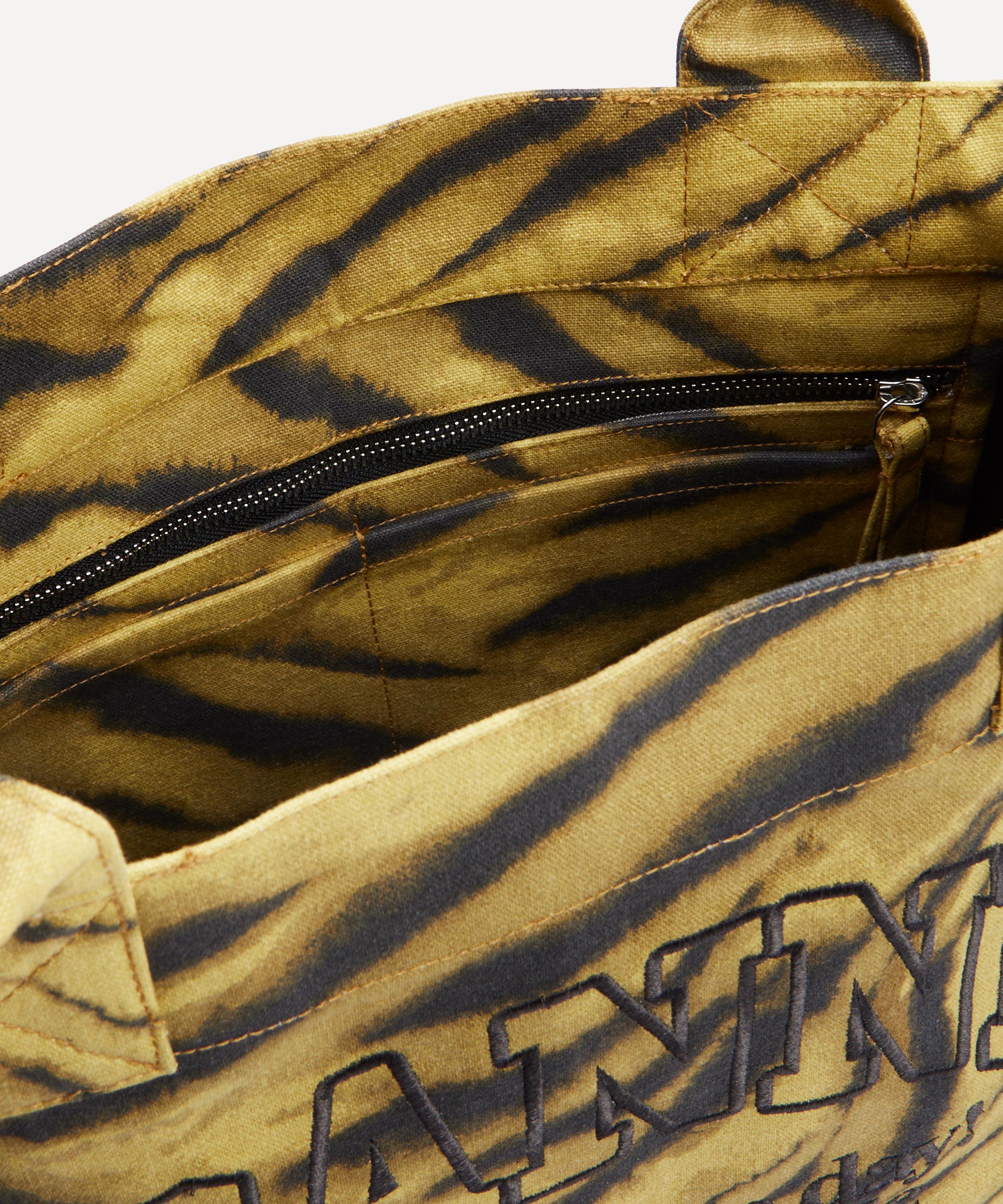 Ganni - Zebra Print XXL Shopper Tote image number 5