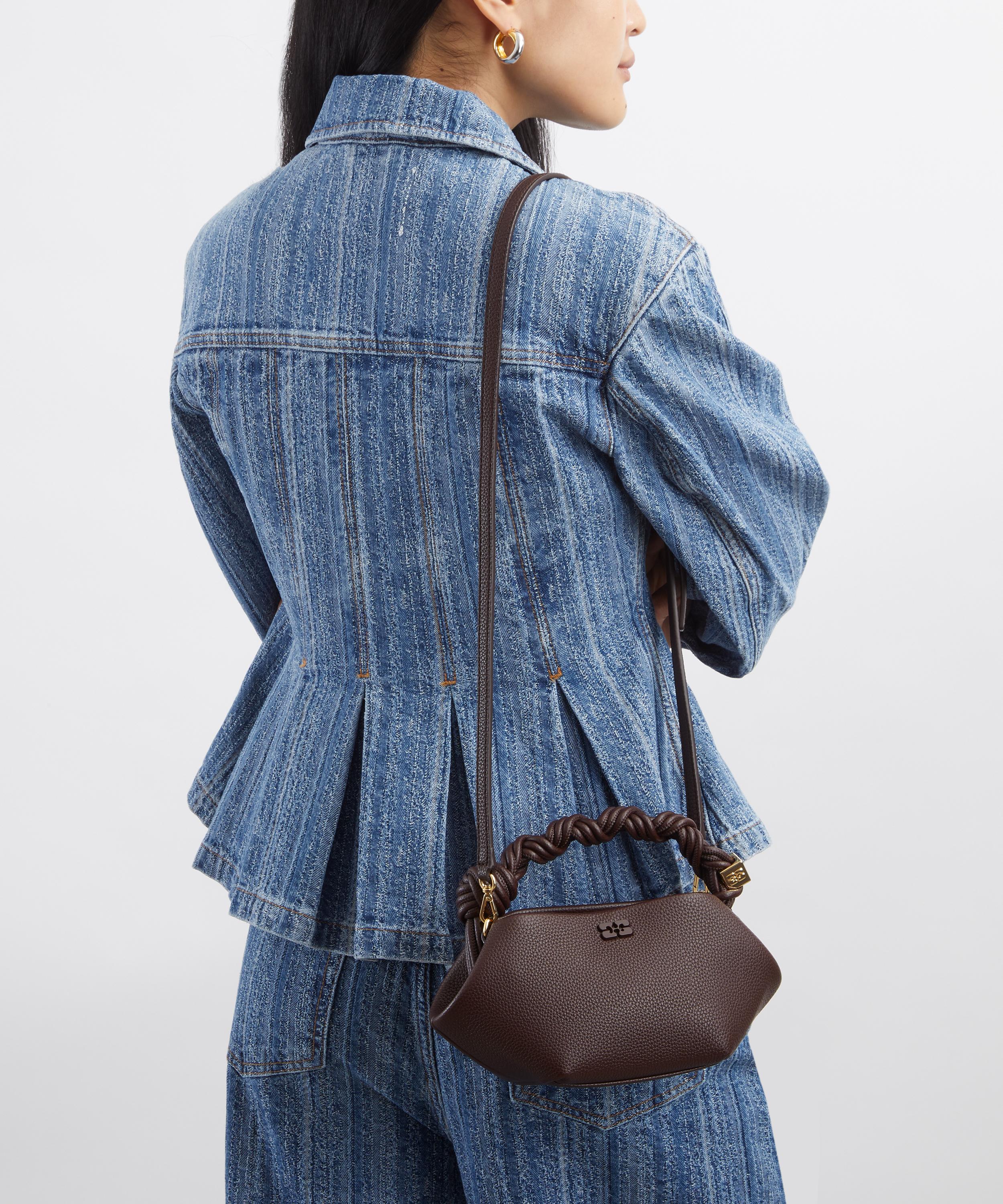 Ganni - Small Bou Braided Handle Bag image number 6