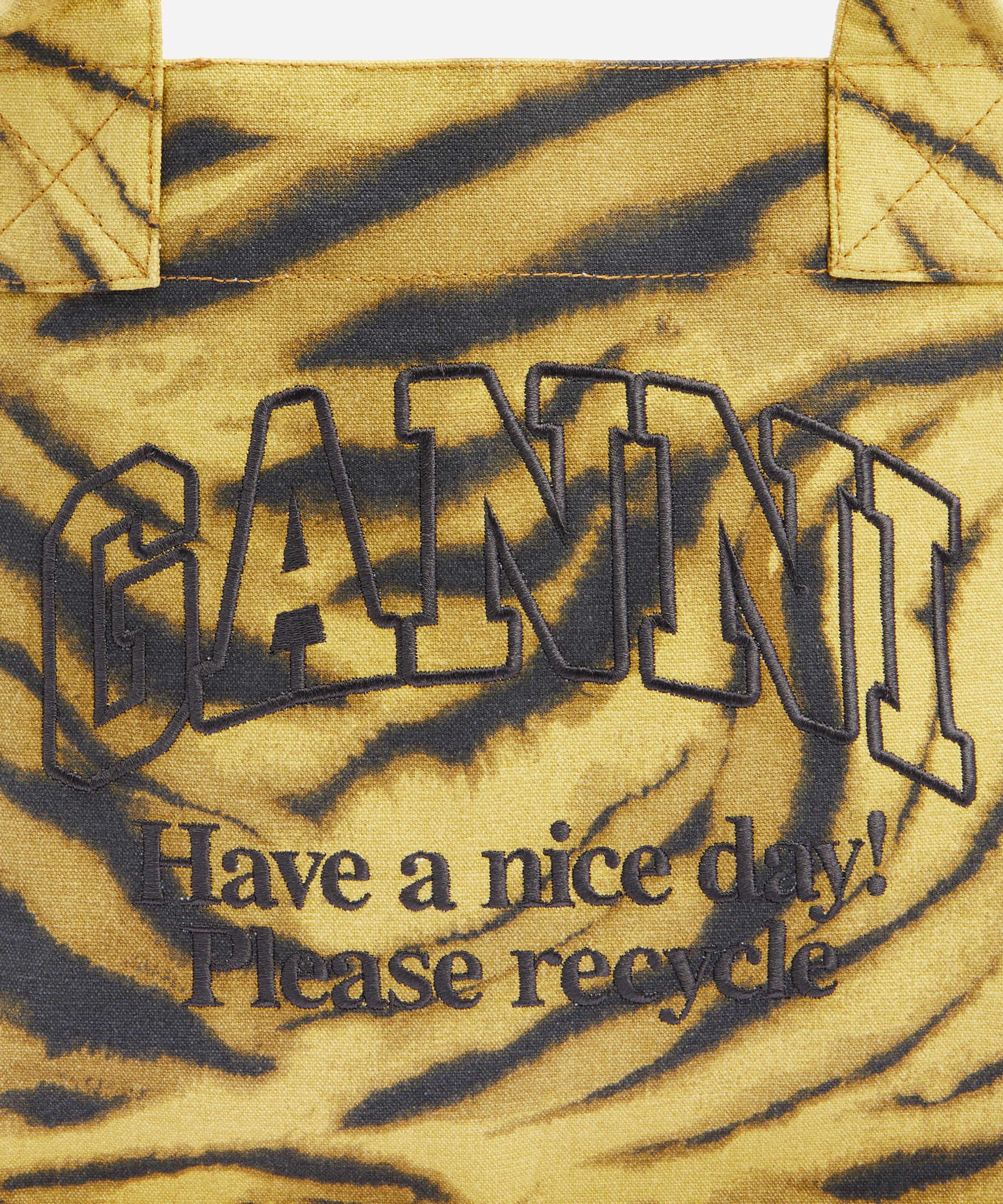 Ganni - Zebra Print Large Shopper Tote image number 4