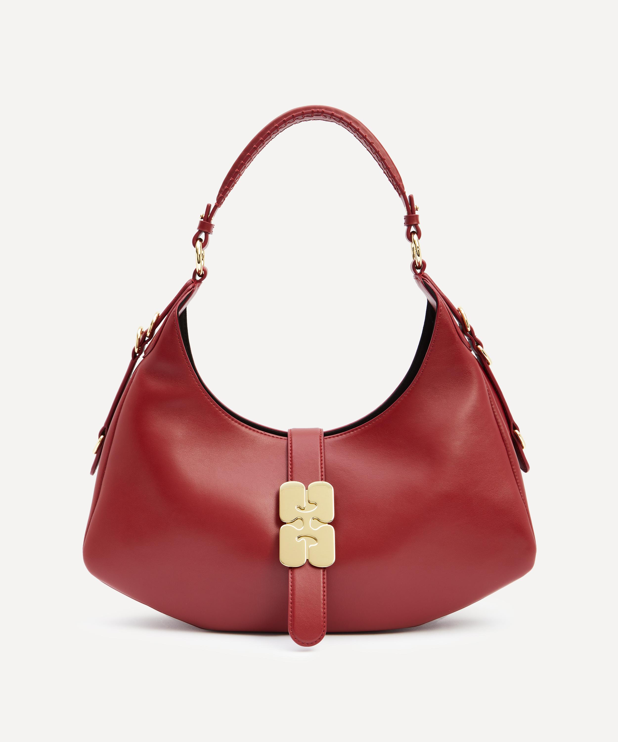Ganni - Small Red Kat Shoulder Bag