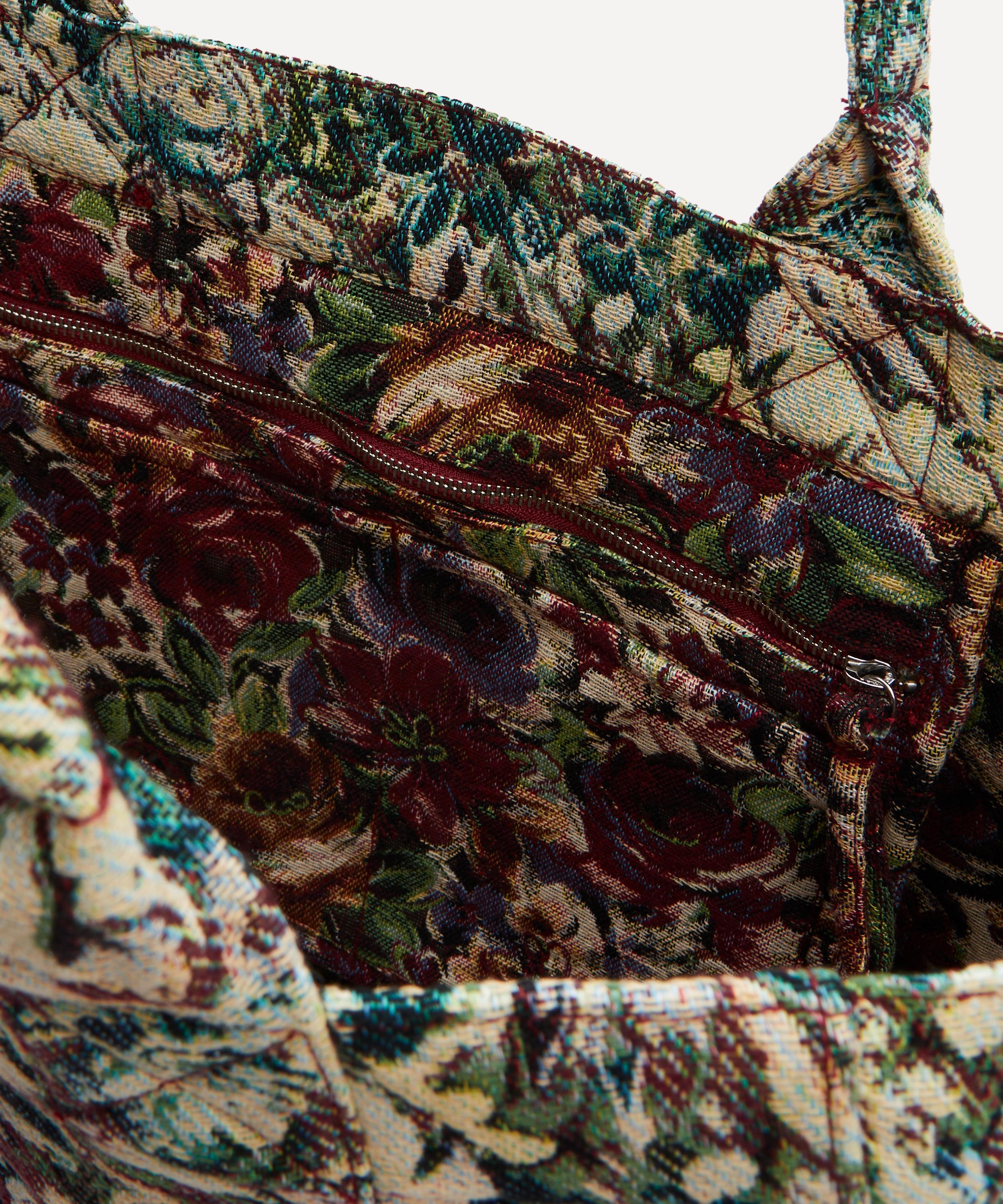 Ganni - Tapestry Print XXL Reversible Shopper Tote image number 5