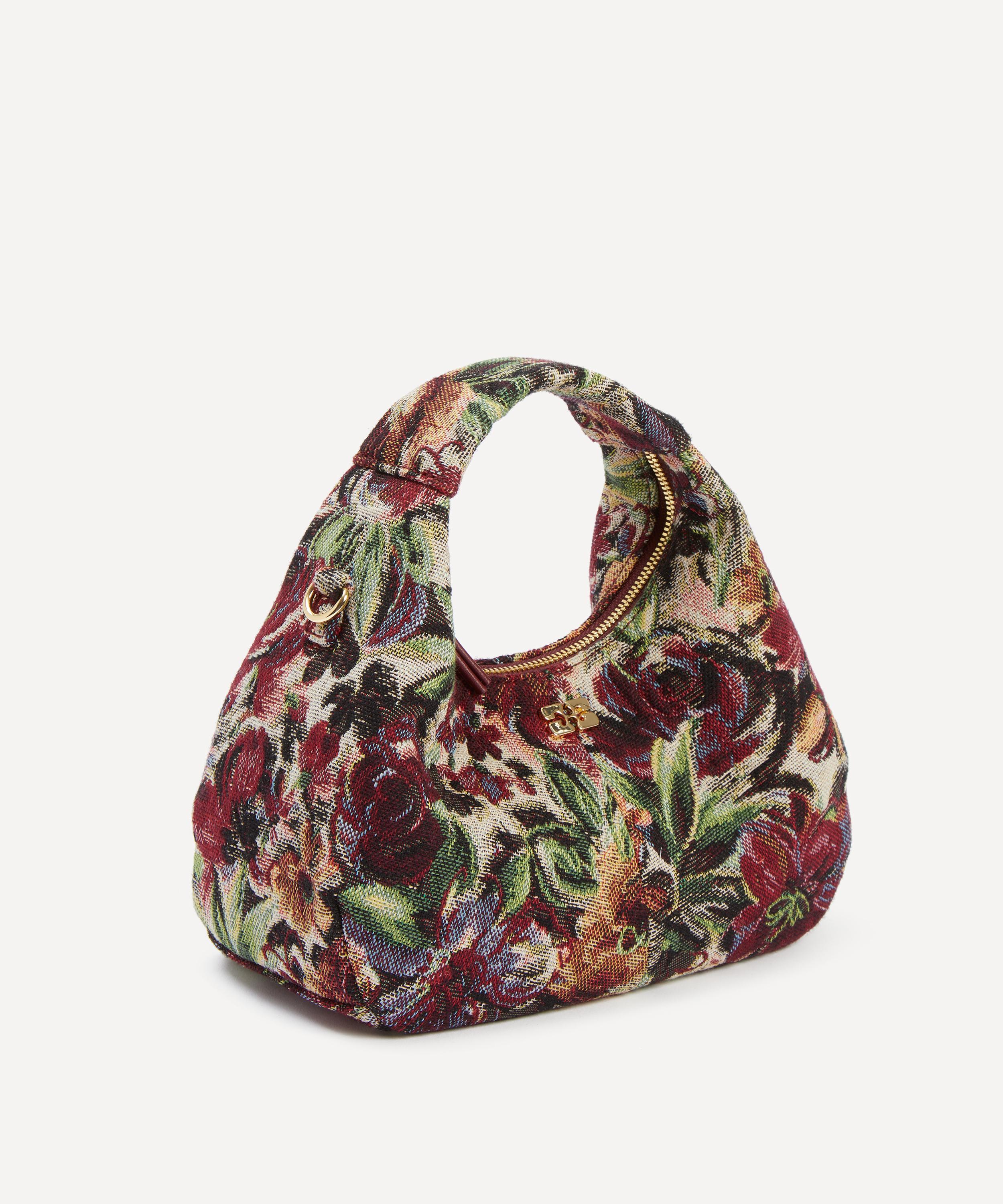 Ganni - Tapestry Mini Hobo Bag image number 1