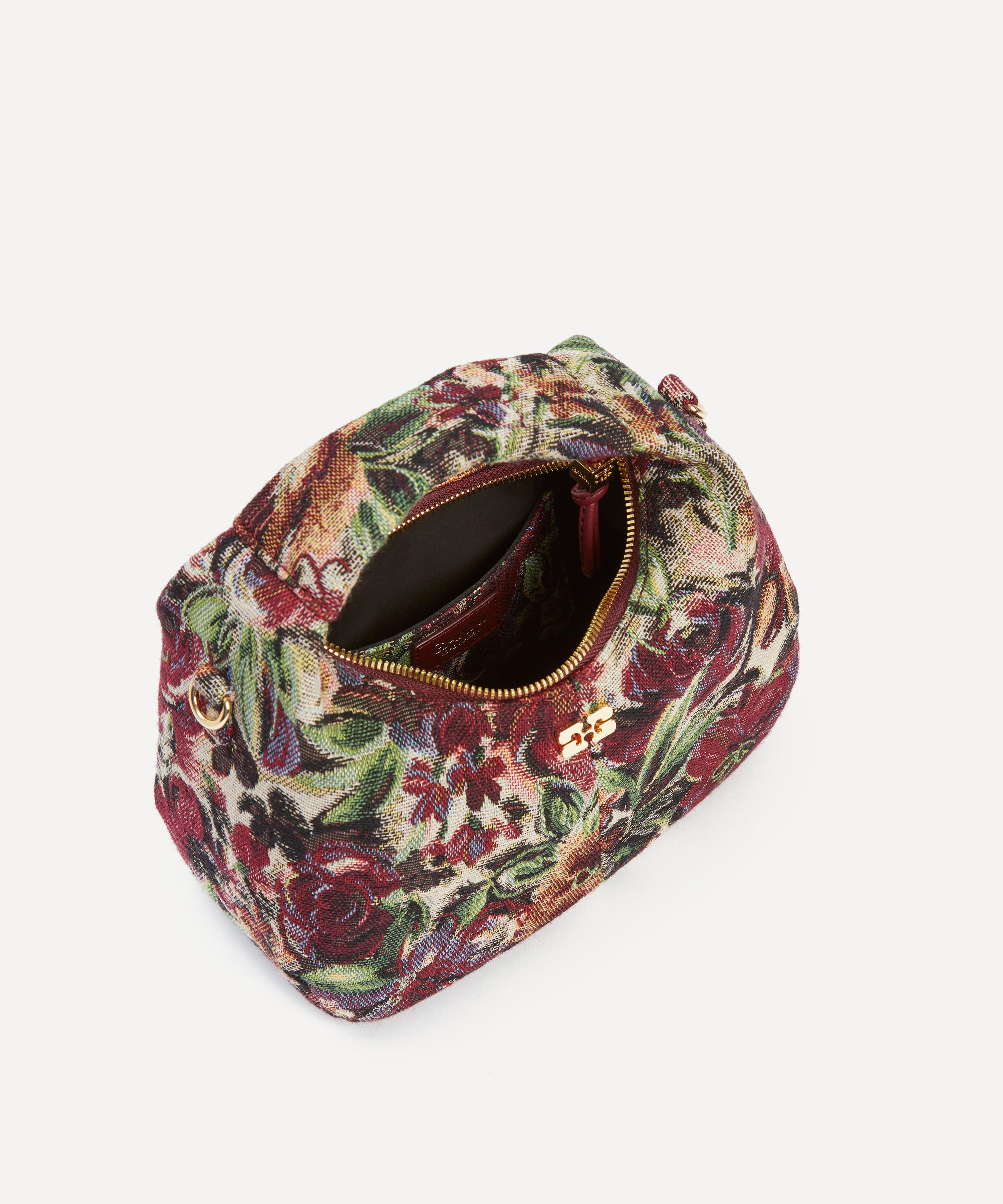 Ganni - Tapestry Mini Hobo Bag image number 4