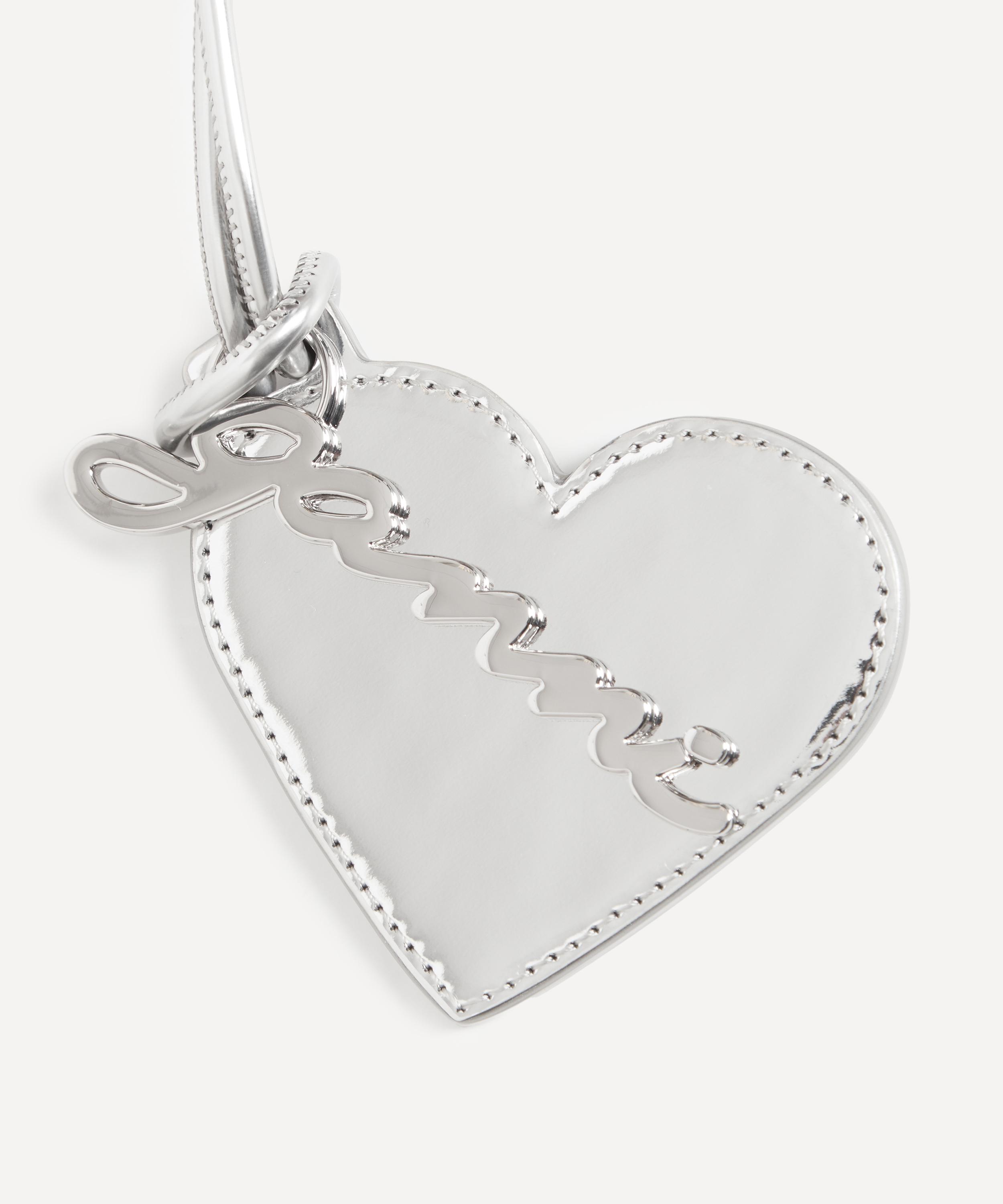 Ganni - Silver Bou Heart Mirror Charm image number 2