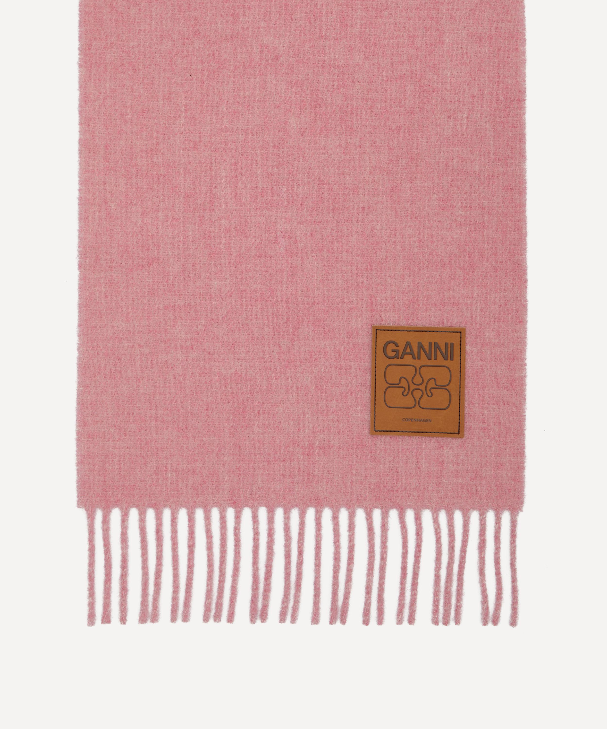Ganni - Double Face Wool Scarf image number 2