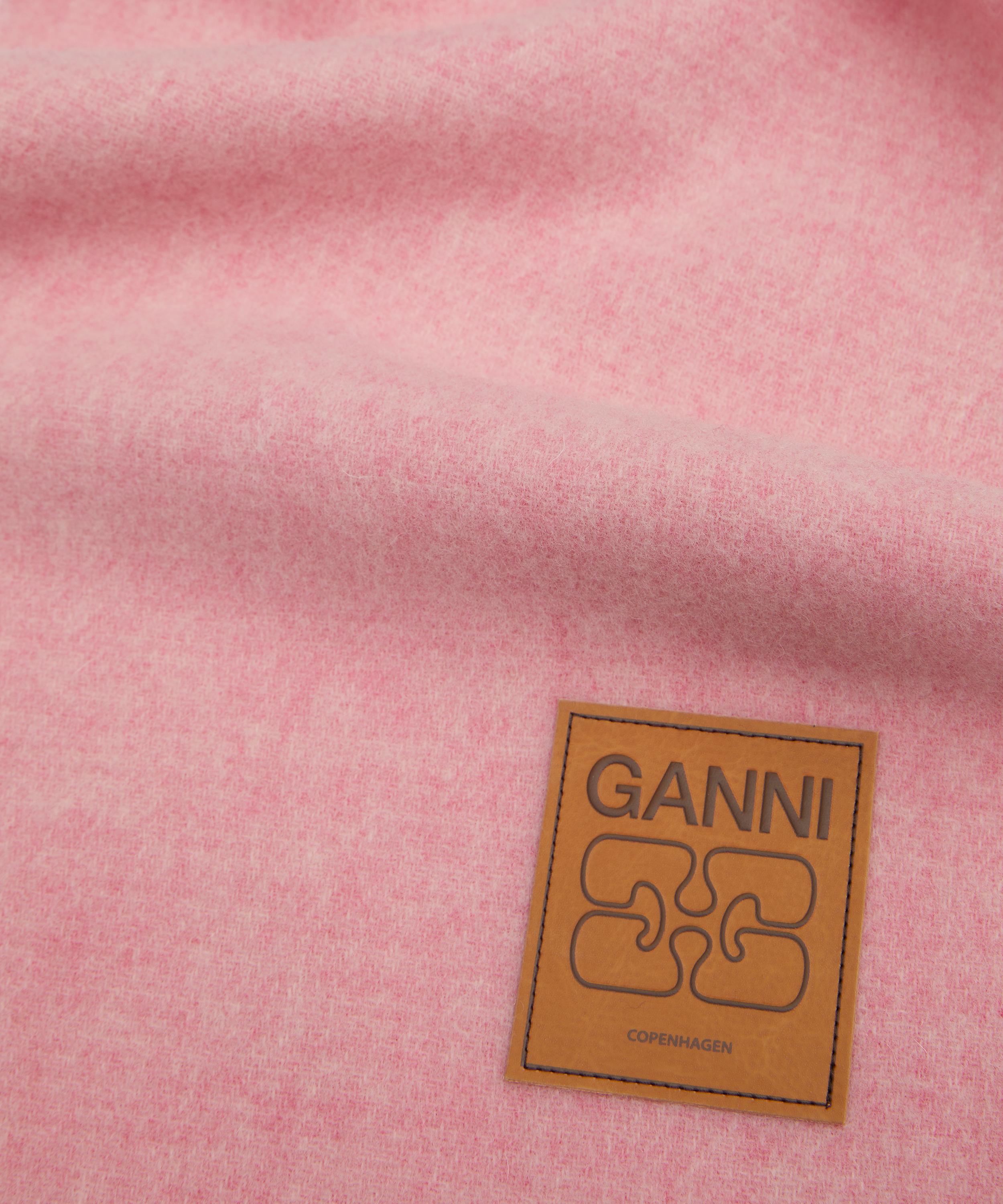 Ganni - Double Face Wool Scarf image number 3