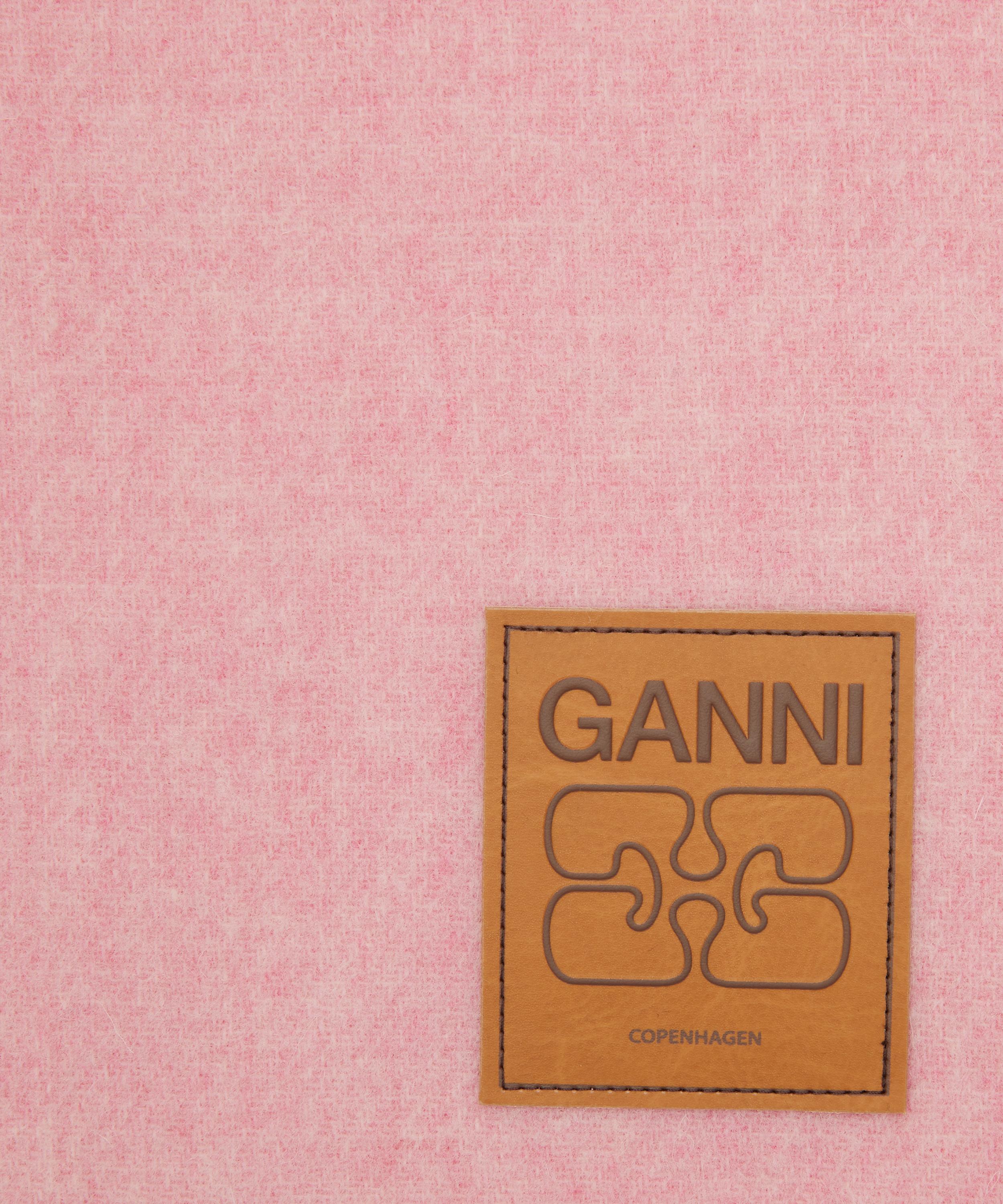 Ganni - Double Face Wool Scarf image number 2