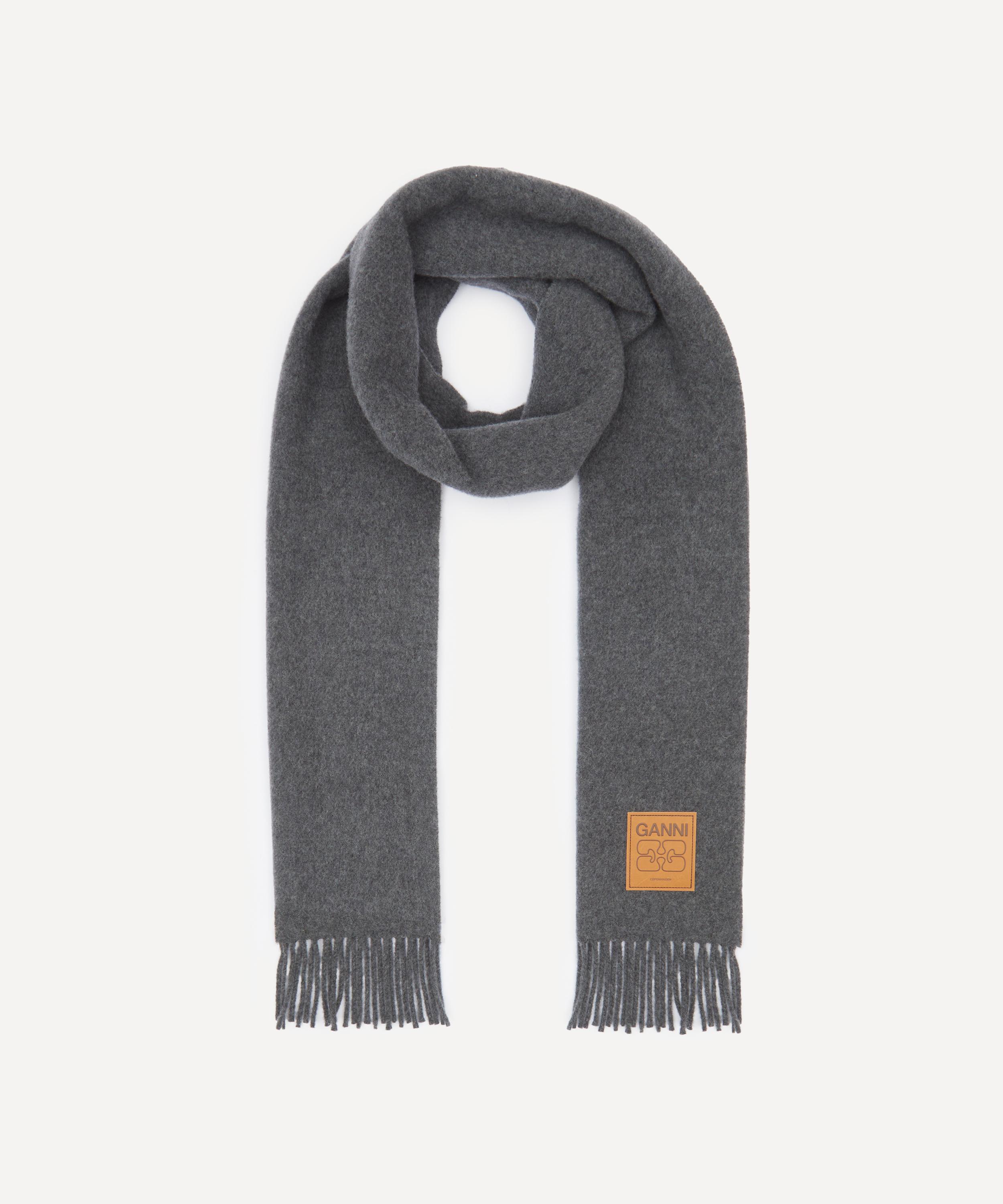 Ganni - Double Face Wool Scarf image number 0
