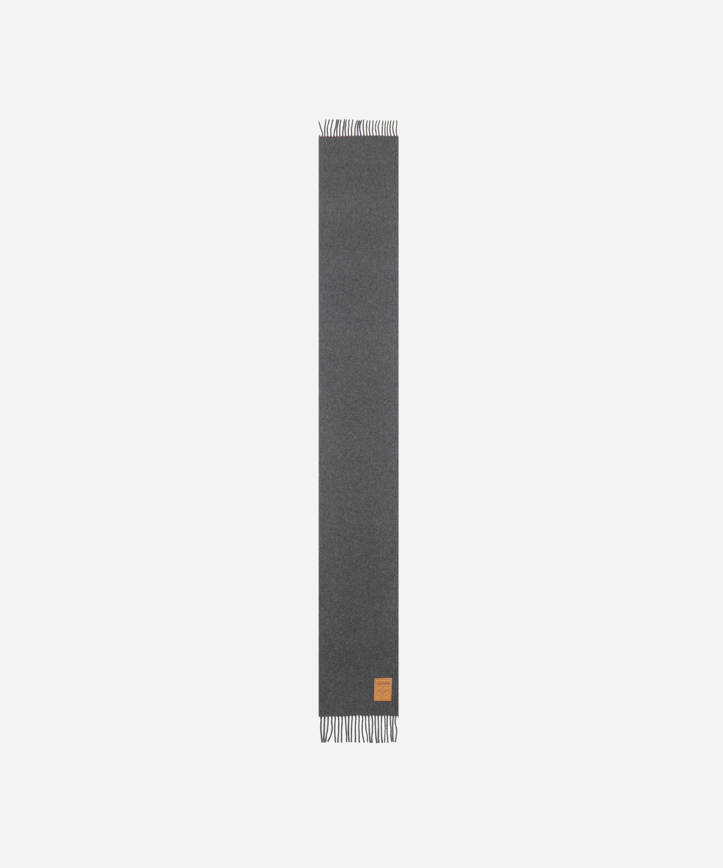 Ganni - Double Face Wool Scarf image number 1