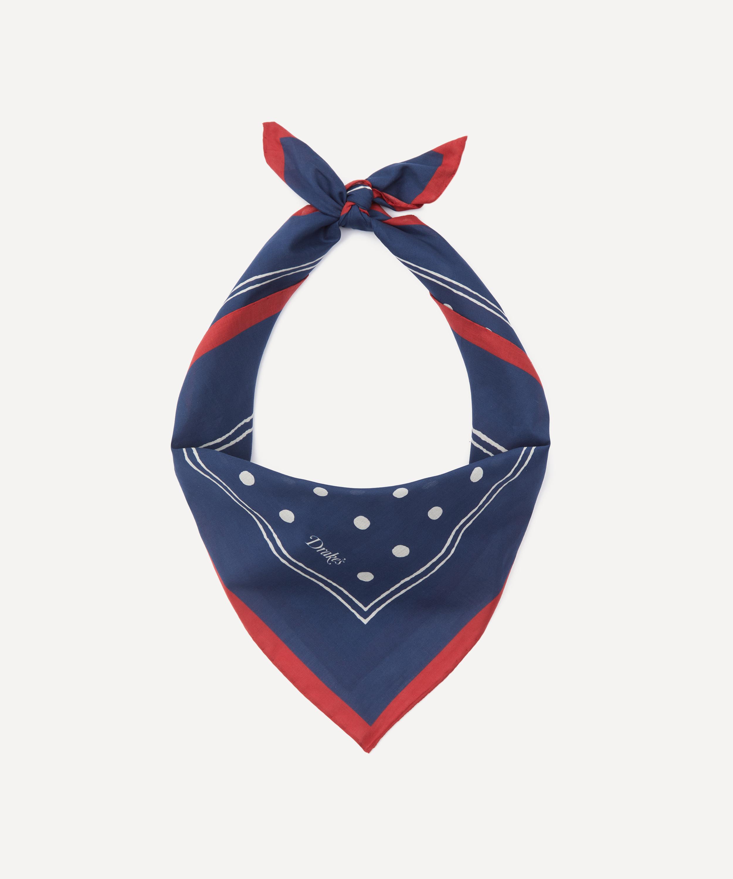 ＜Drake's＞DOT BANDANA/バンダナ 試着のみ美品 Drakes Polka Dot Bandana | Liberty