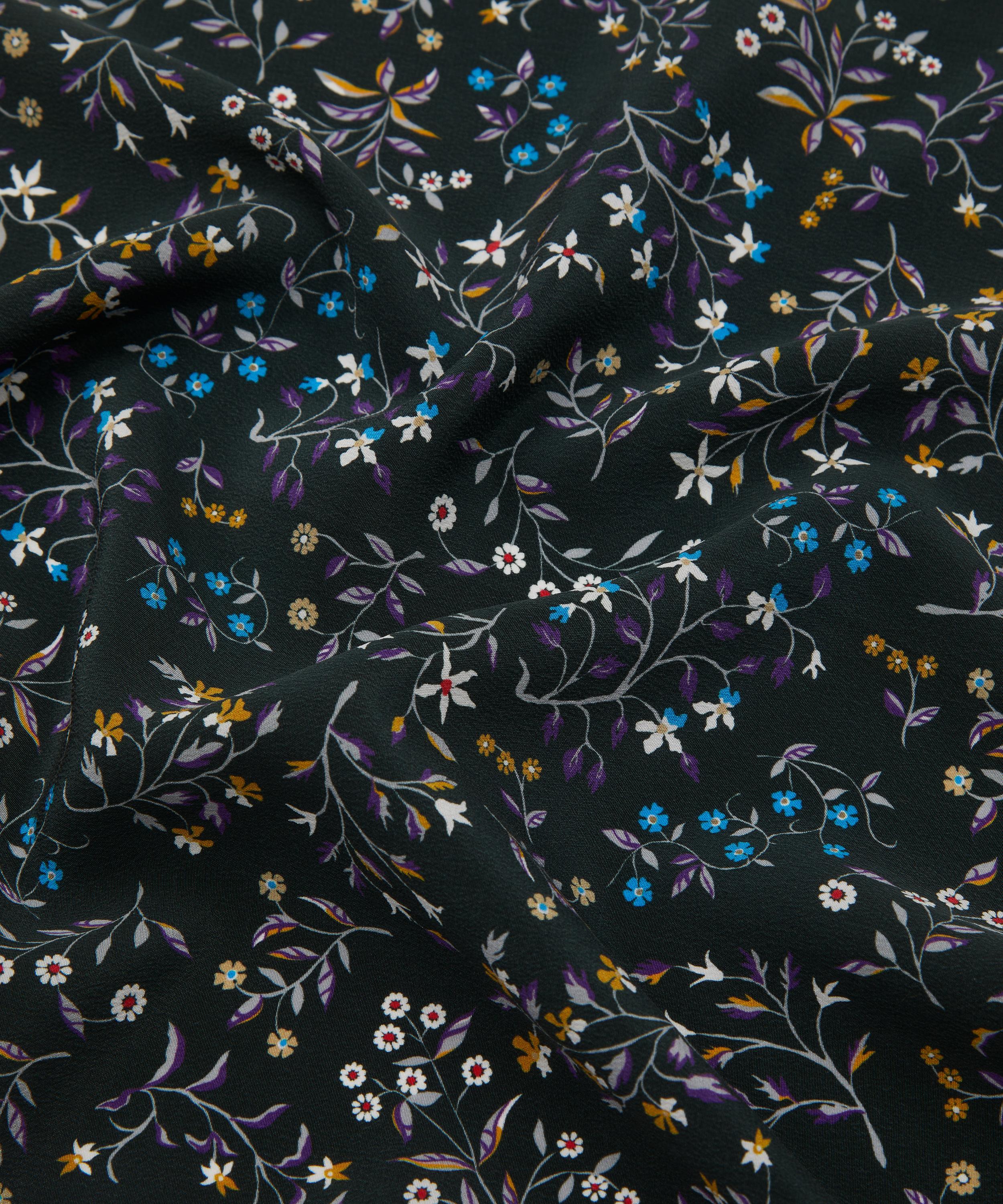 Drakes - Floral Silk Pocket Square image number 3