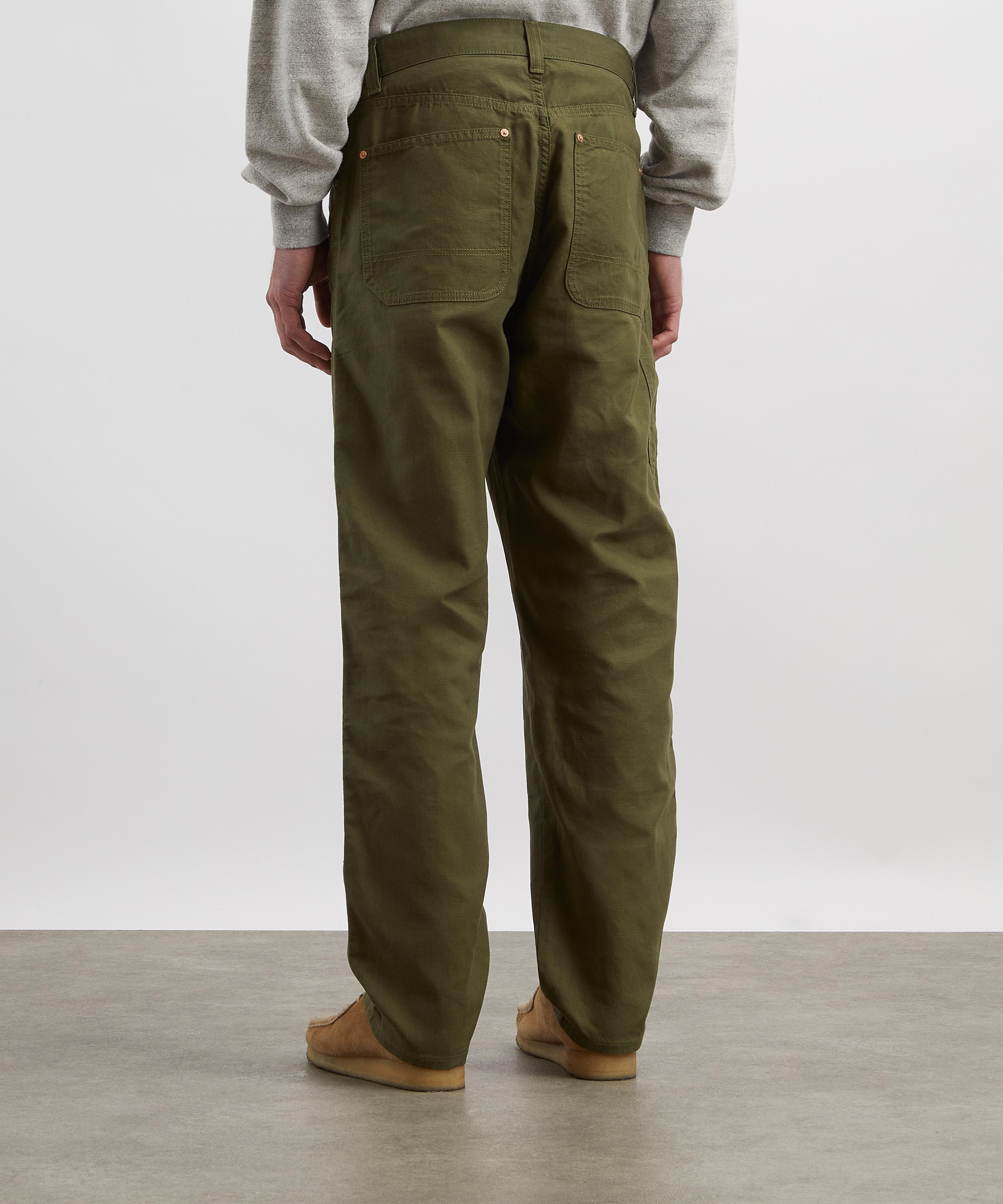 Drakes - Cotton Canvas Carpenter Jeans image number 3