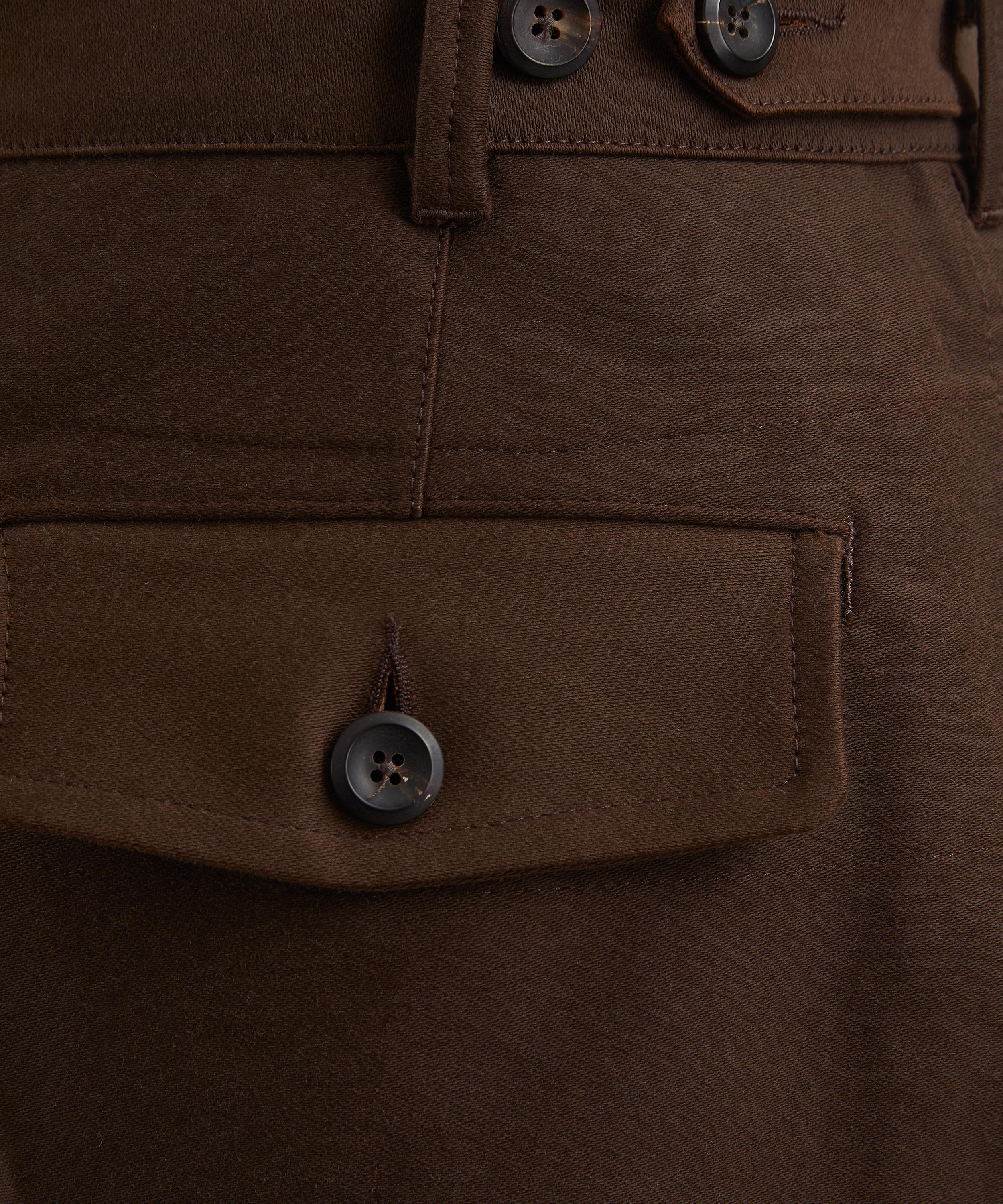 Drakes - Heavy Cotton Twill Games Trousers image number 4