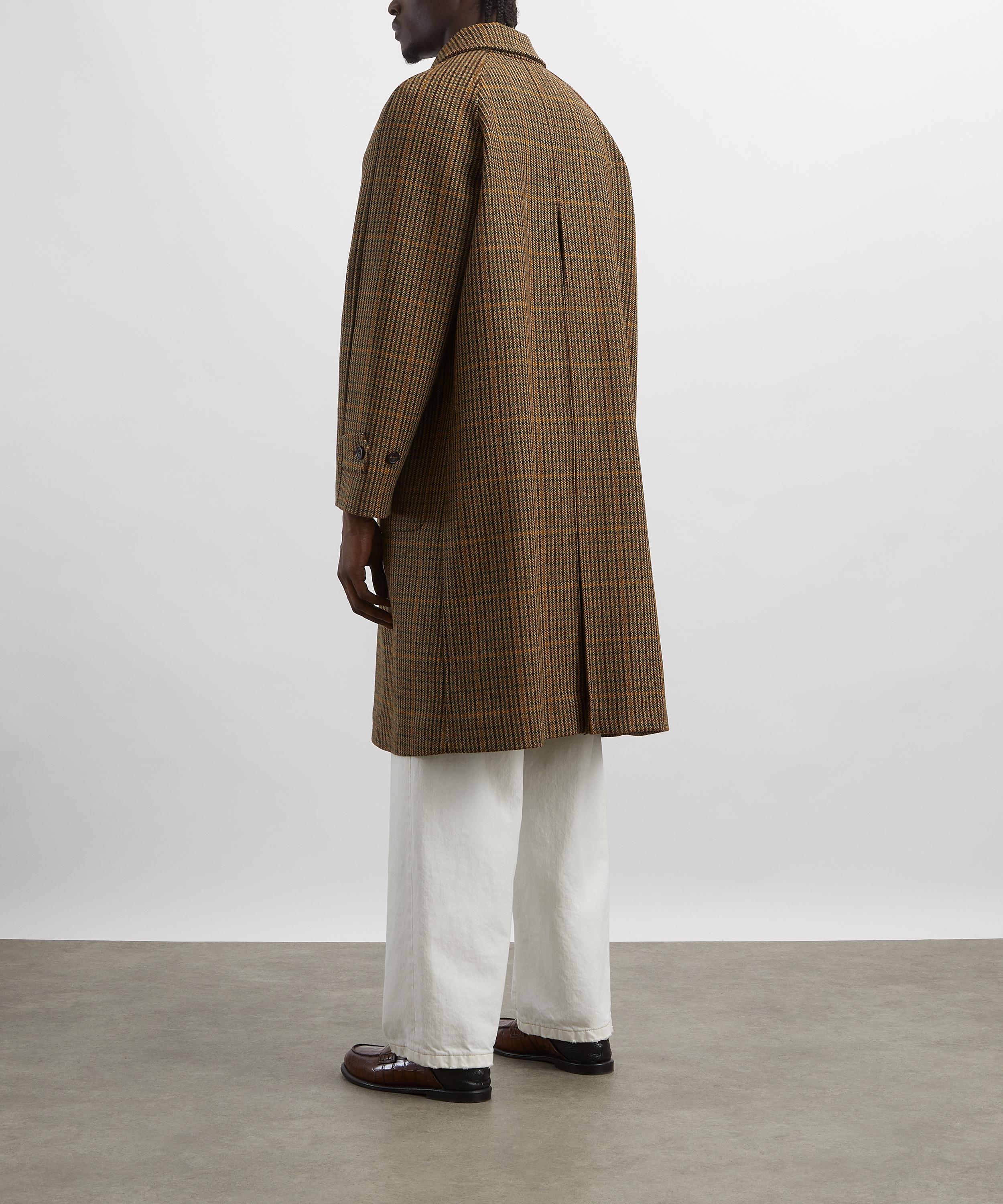 Drakes - Lovat Tweed Raglan Overcoat image number 3