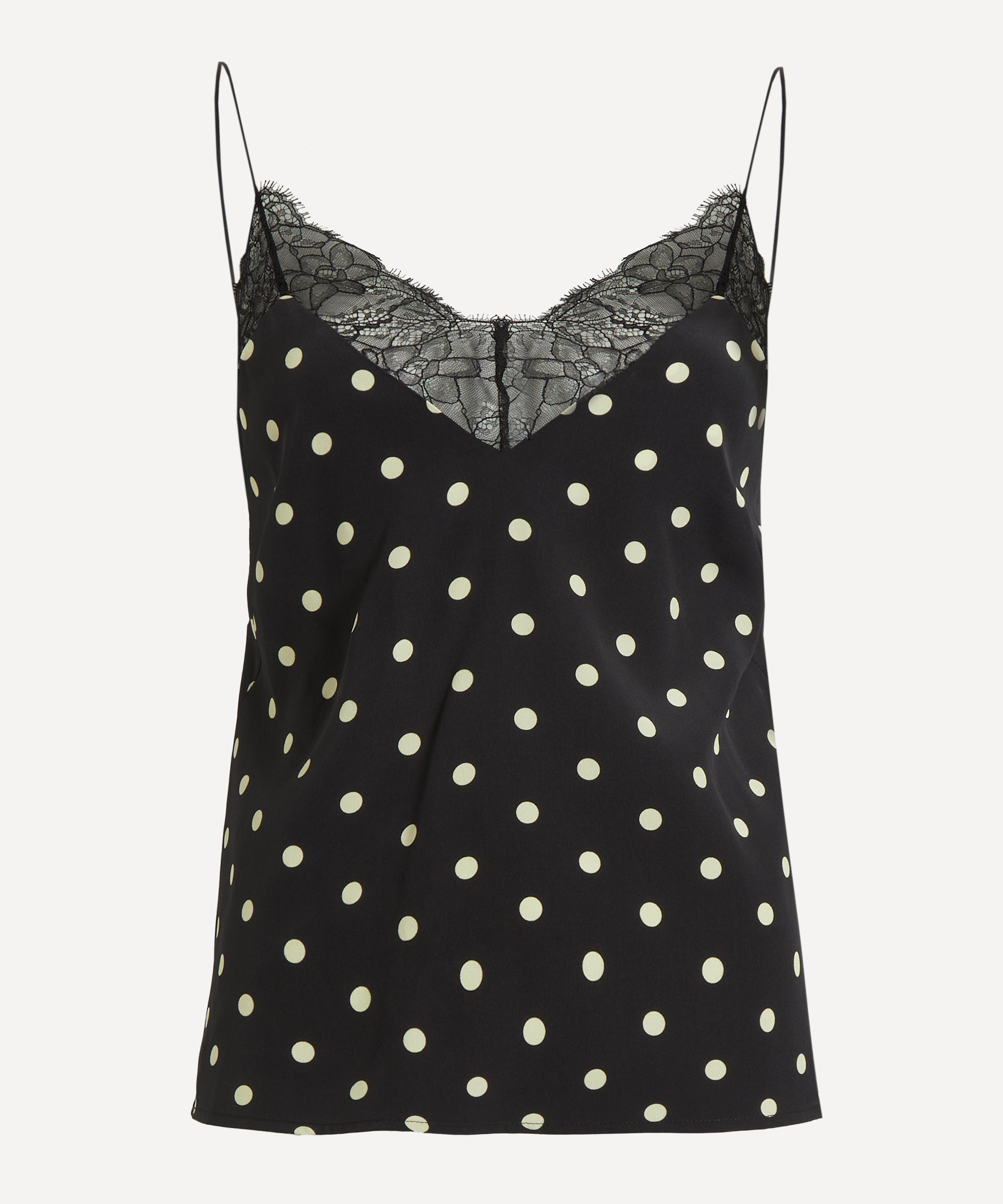 Fran&ccedil;oise - Layla Polka-Dot Chemise Top