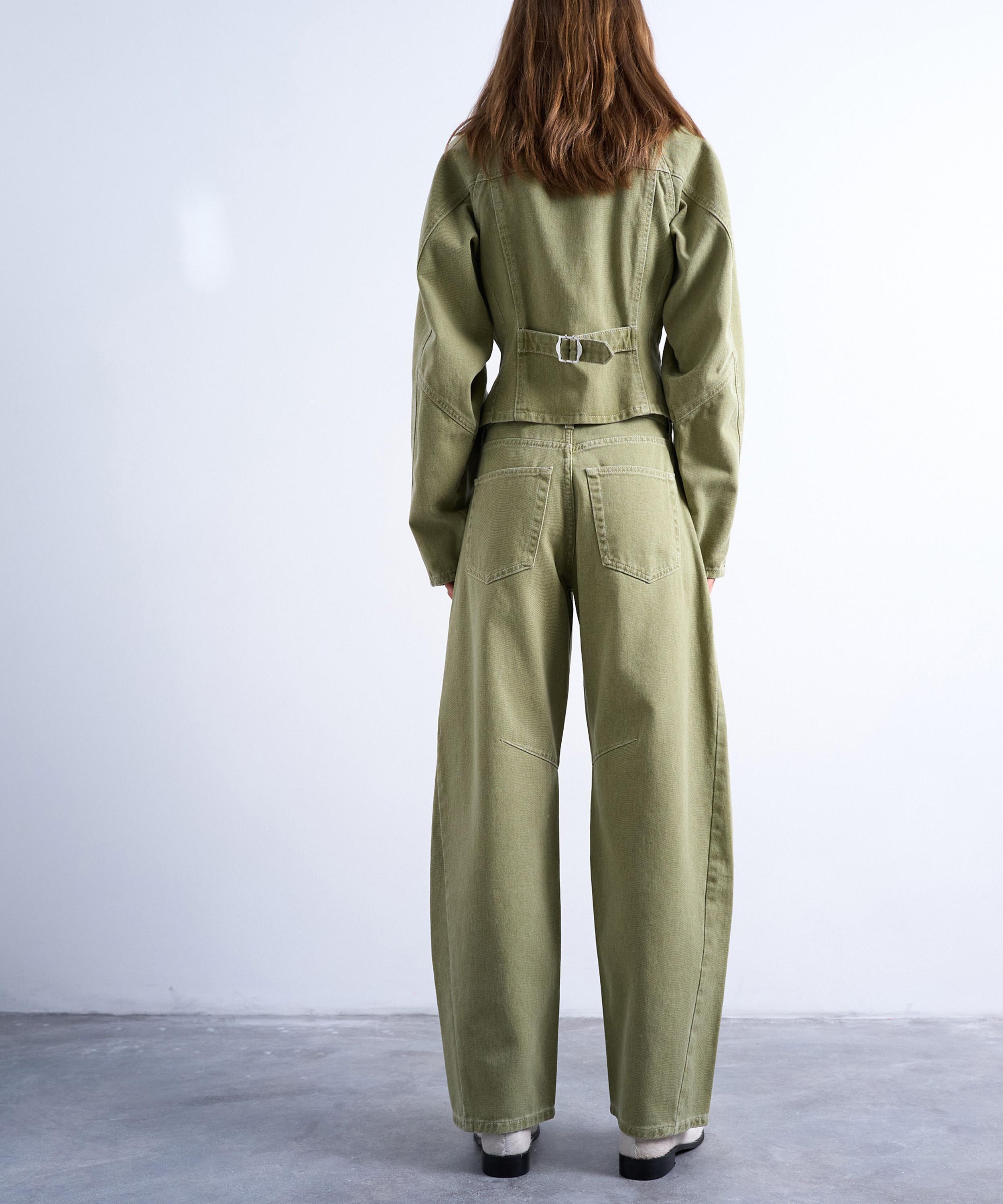 TOPSHOP - Avocado Barrel Jeans&nbsp; image number 4