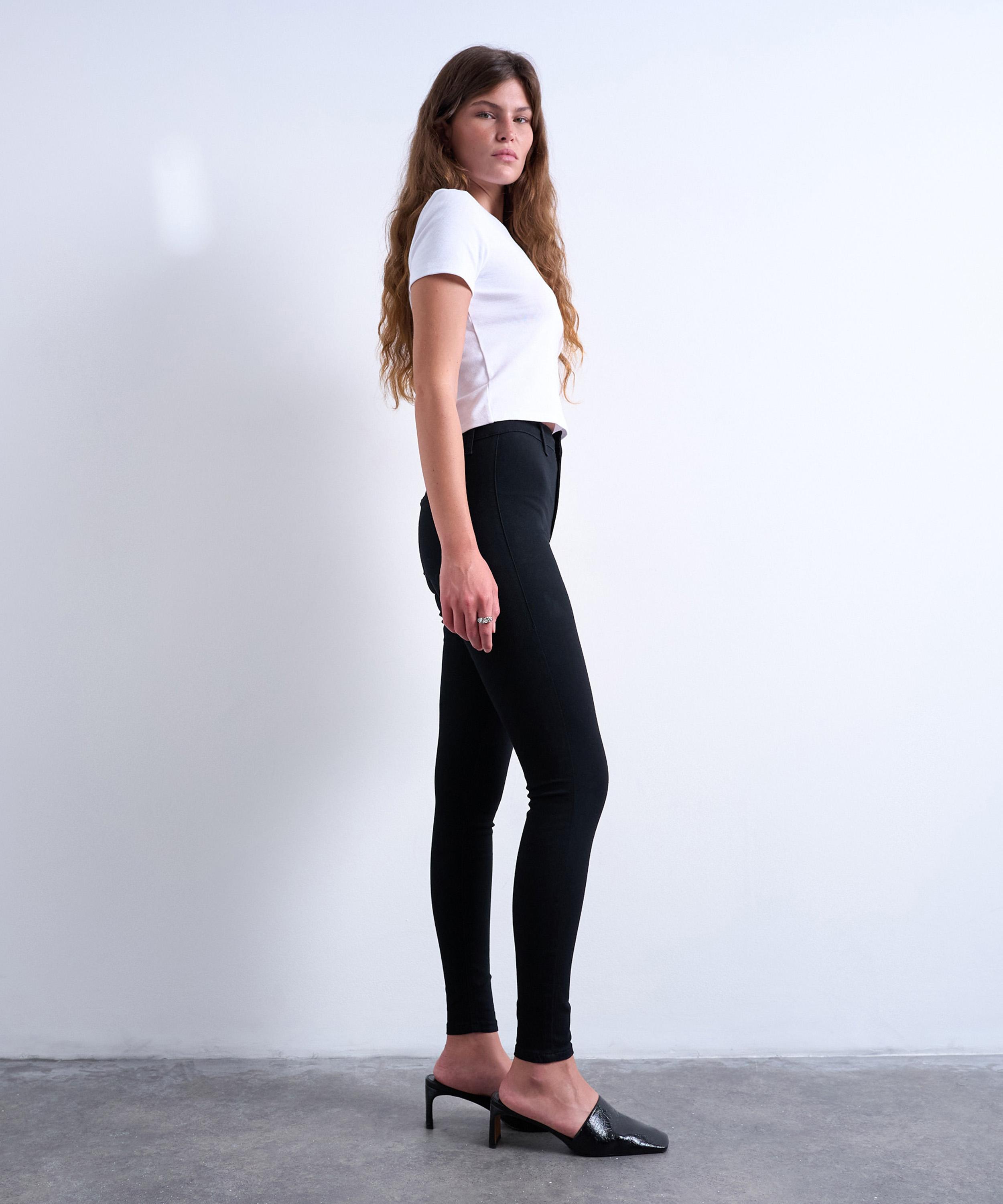 TOPSHOP - Black Joni High-Rise Super-Skinny Jeans image number 1