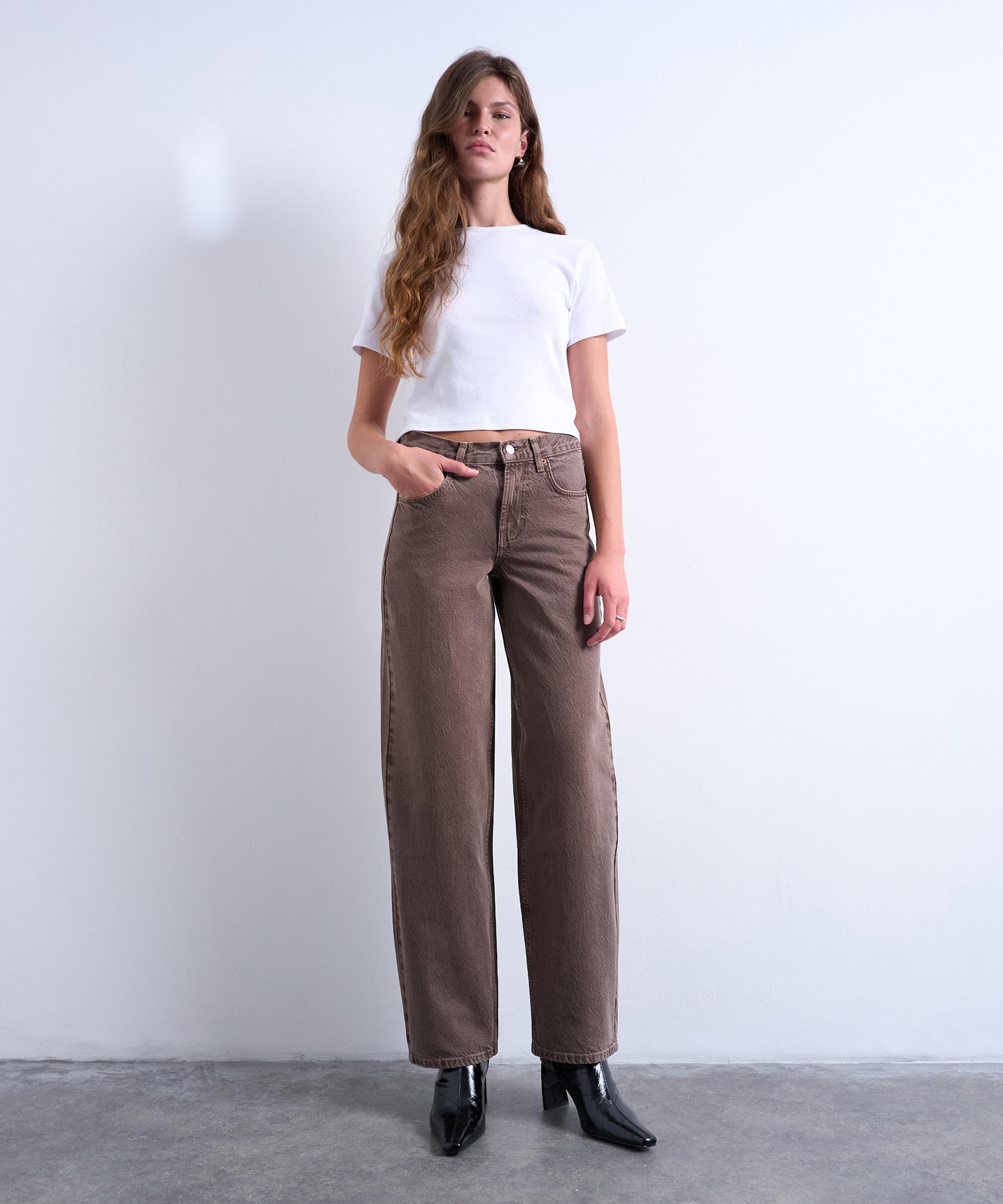 TOPSHOP - Otter Cinch Low-Rise Jeans image number 0