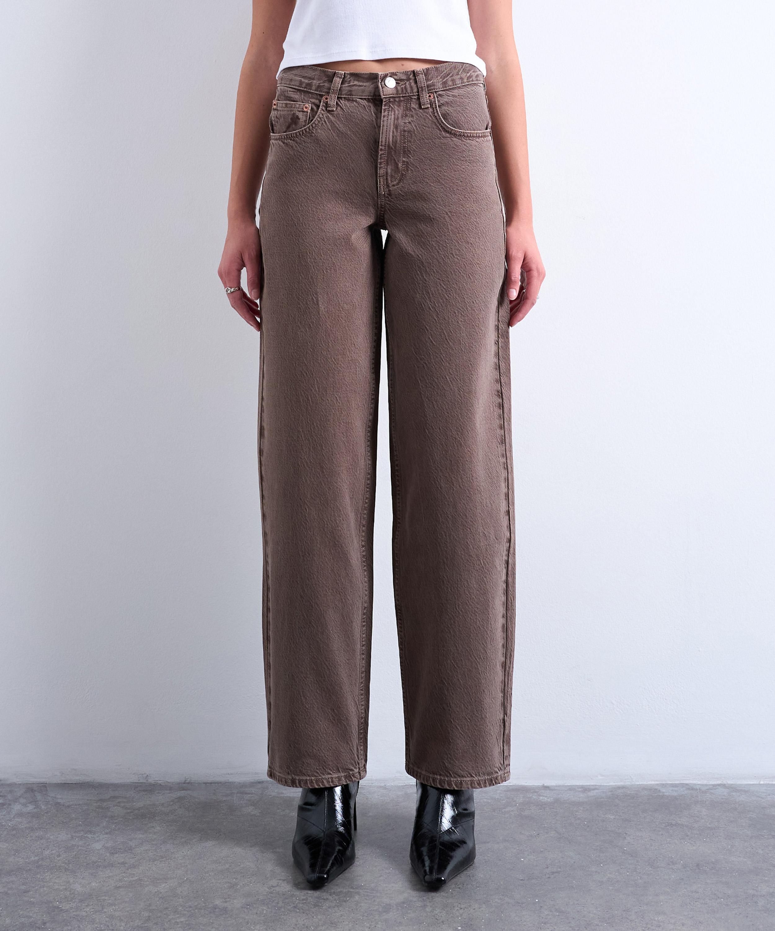 TOPSHOP - Otter Cinch Low-Rise Jeans image number 2