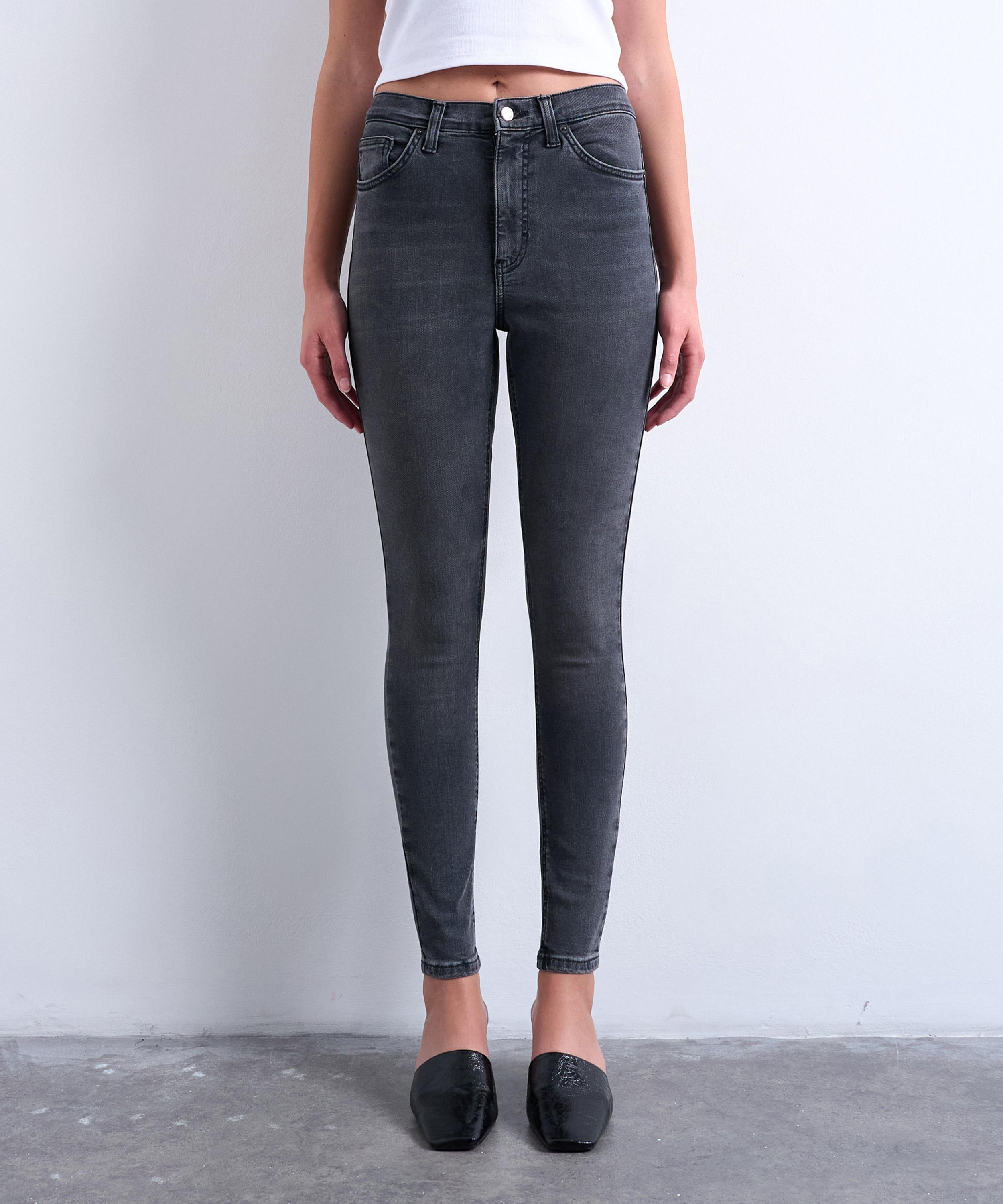 TOPSHOP - Black Jamie High-Rise Skinny Jeans image number 2