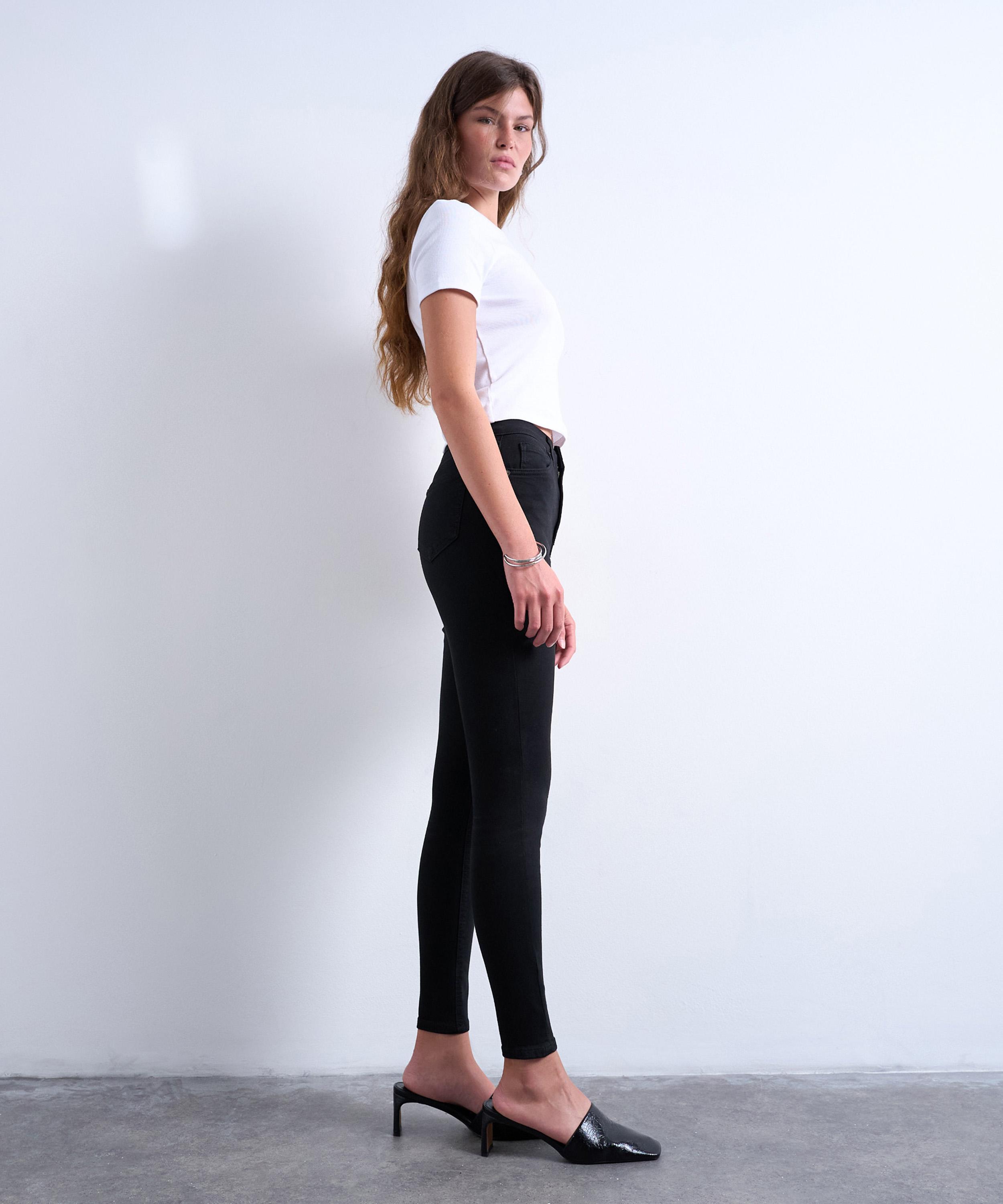TOPSHOP - Black Jamie High-Rise Skinny Jeans image number 1