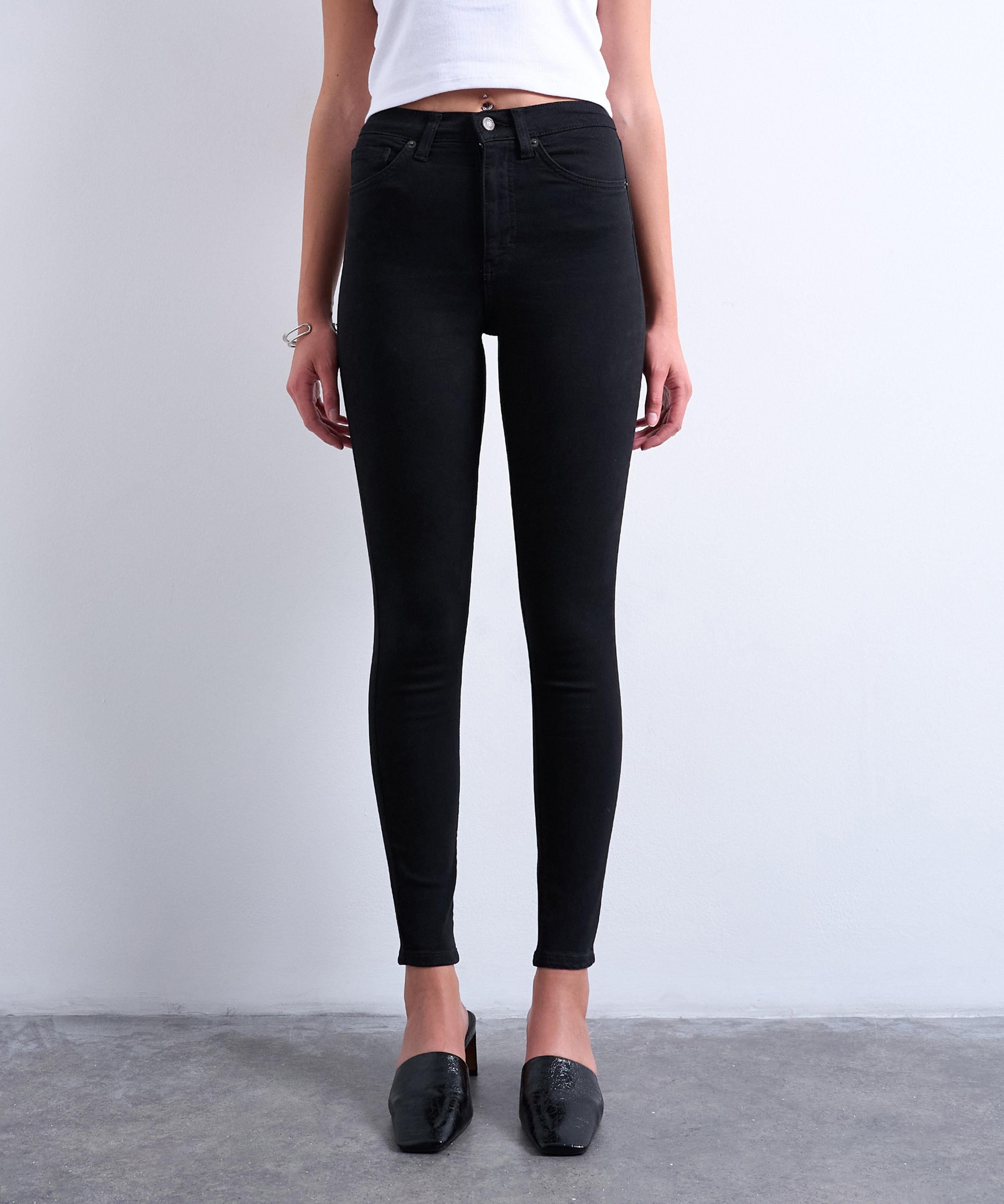 TOPSHOP - Black Jamie High-Rise Skinny Jeans image number 2
