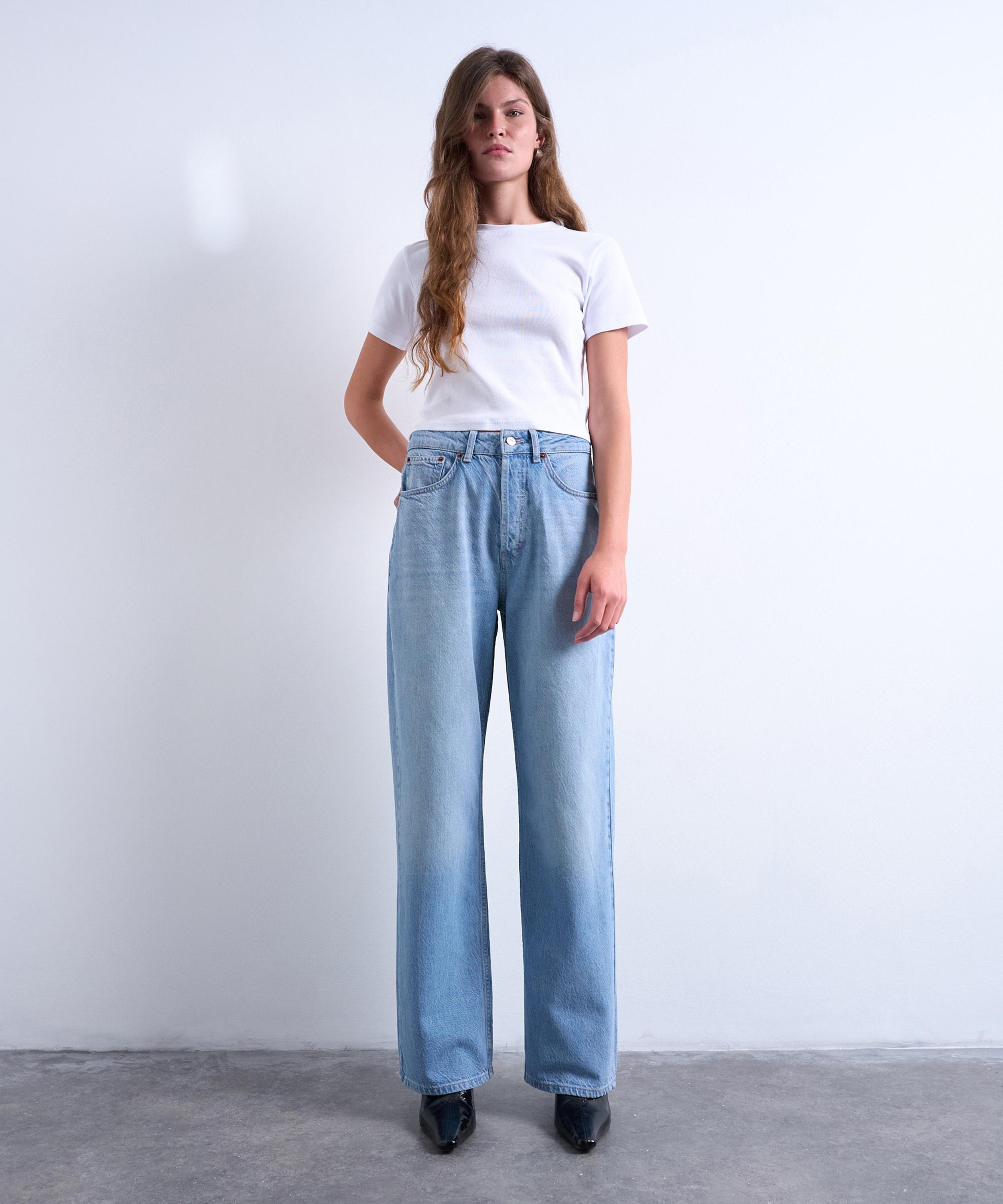 TOPSHOP - Column Mid-Rise Jeans image number 0