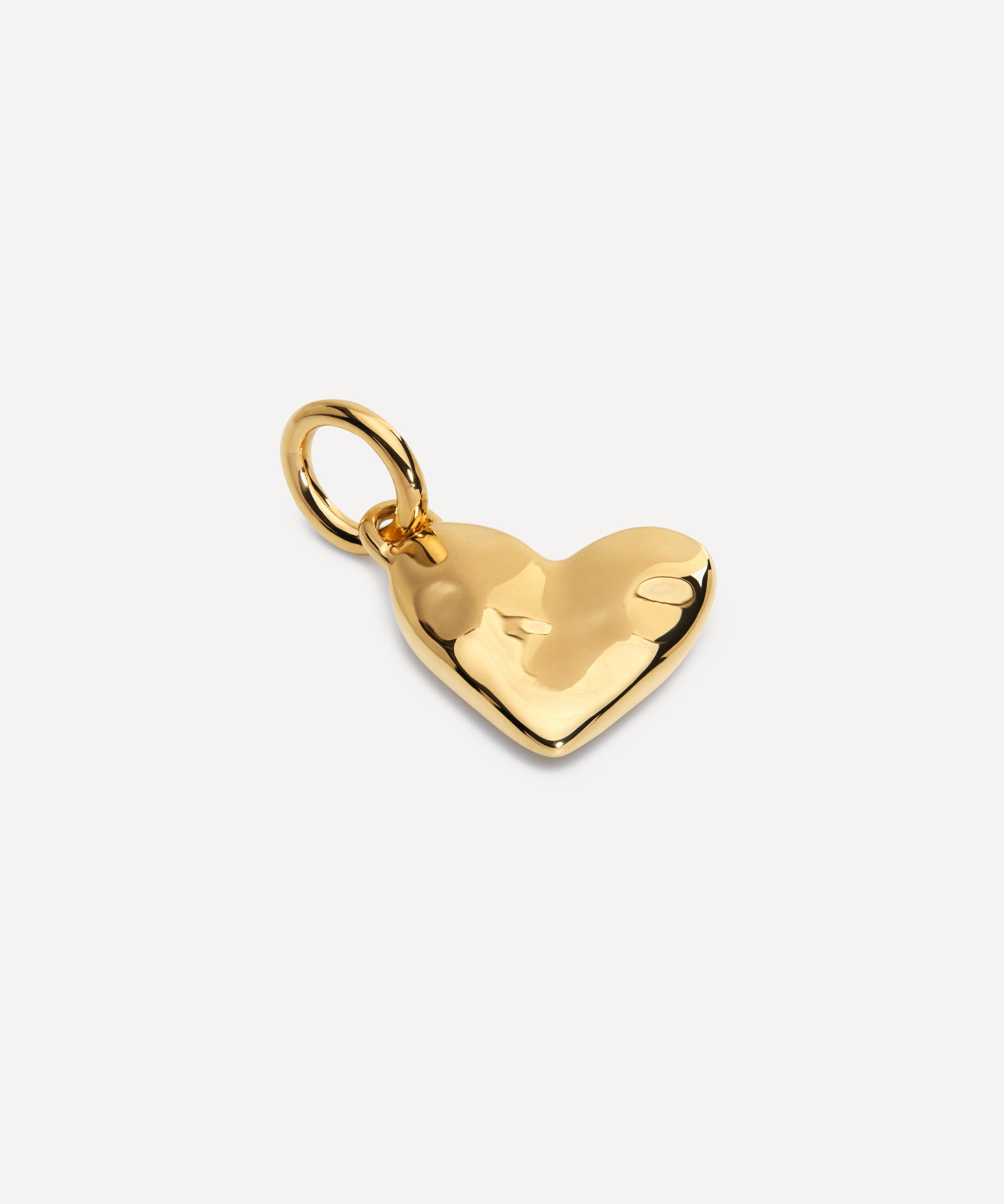 Monica Vinader - 18ct Gold-Plated Vermeil Silver Heart Pendant