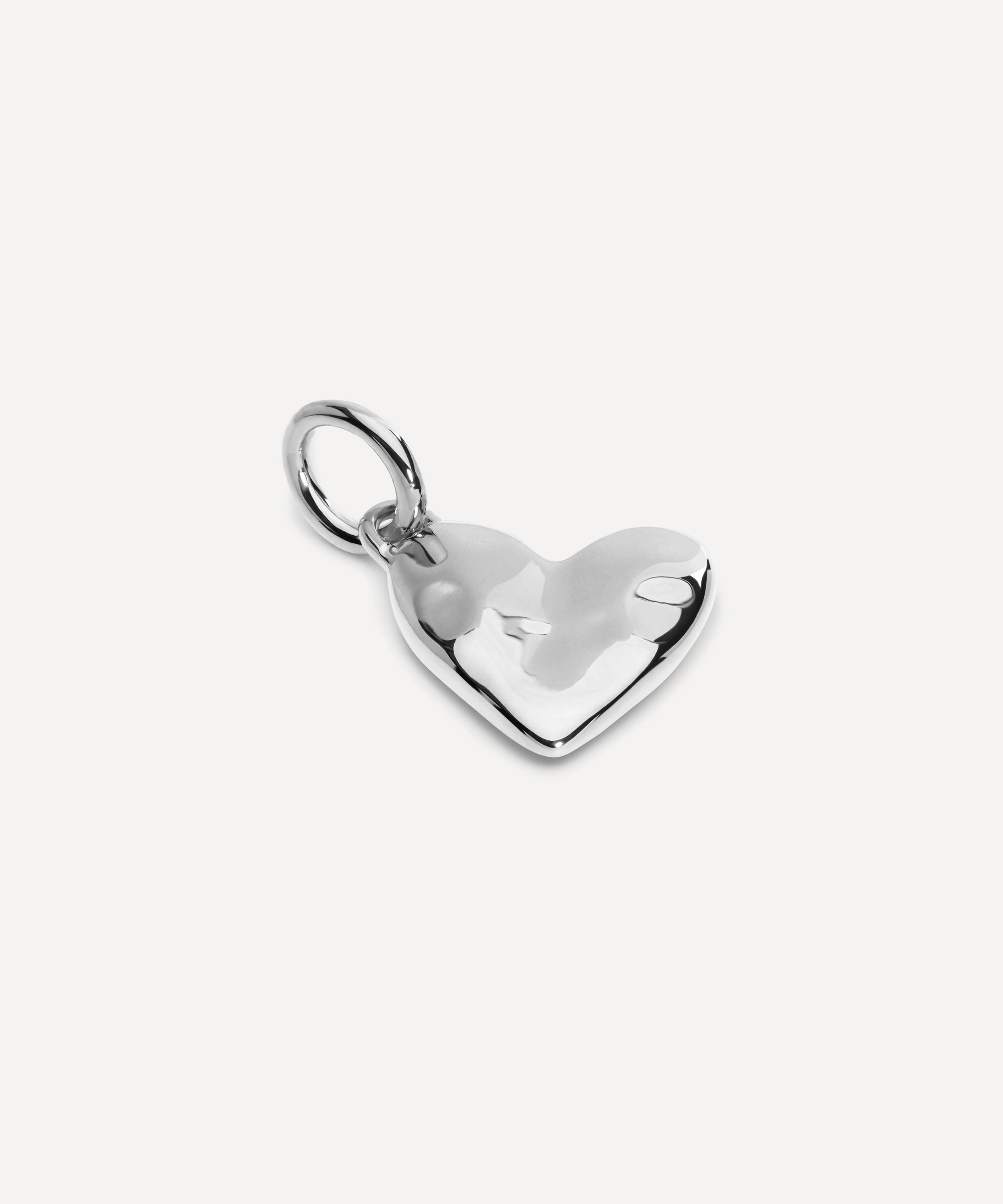 Monica Vinader - Sterling Silver Heart Pendant