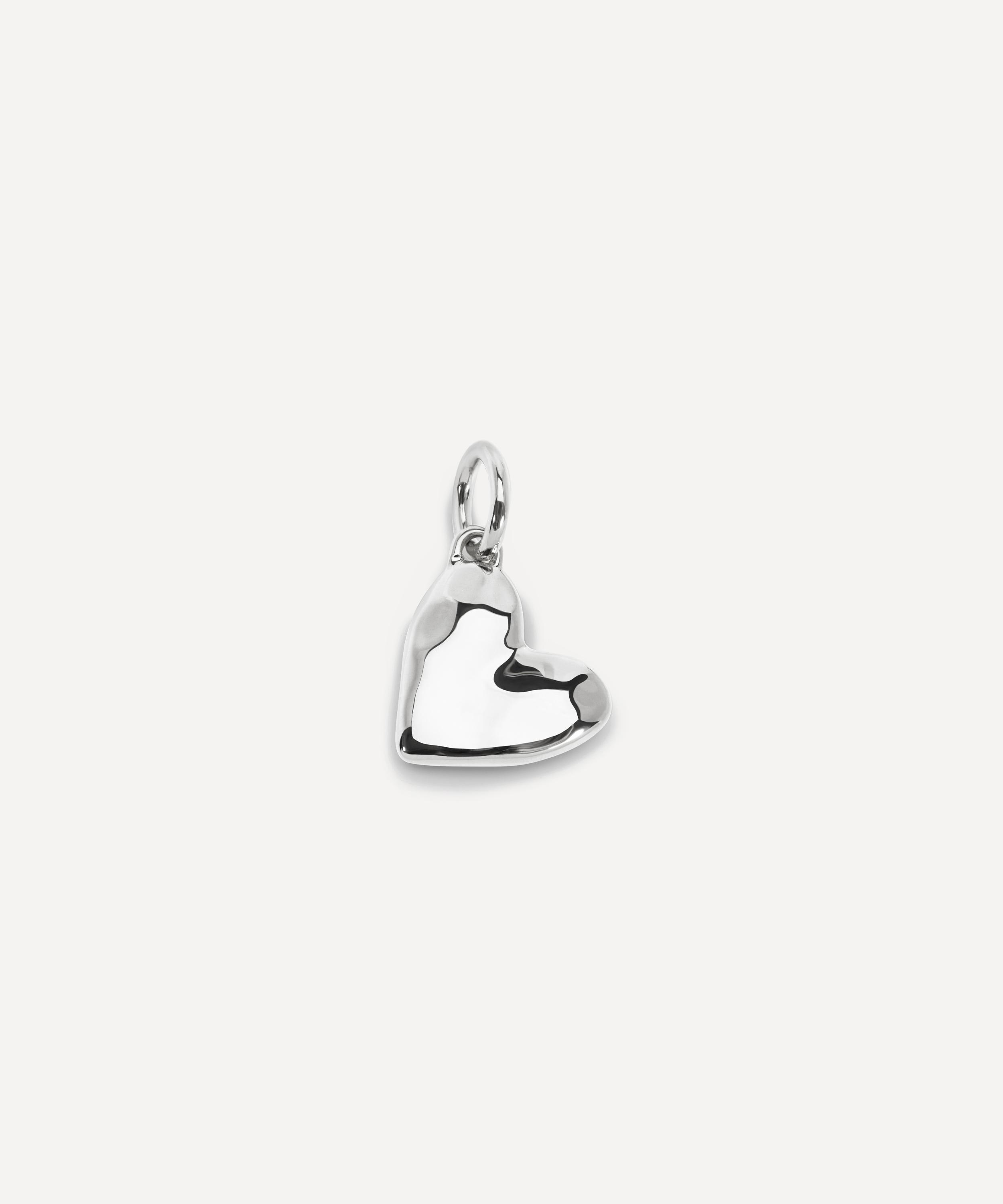 Monica Vinader - Sterling Silver Heart Pendant image number 1