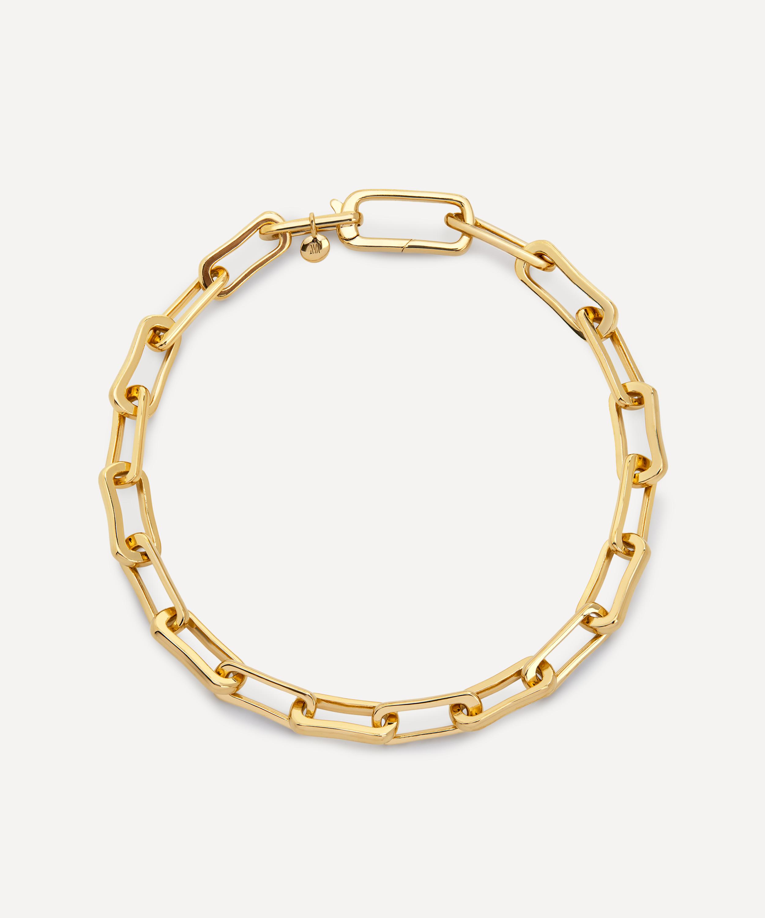 Monica Vinader - 18ct Gold-Plated Vermeil Silver Alta Mini Chain Bracelet image number 0