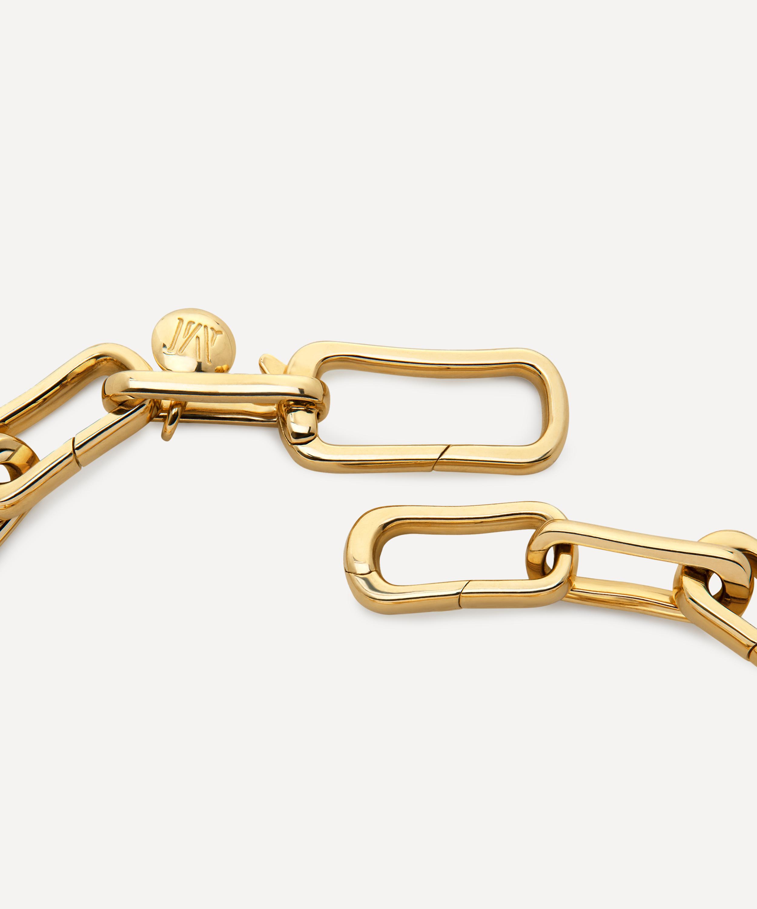 Monica Vinader - 18ct Gold-Plated Vermeil Silver Alta Mini Chain Bracelet image number 2