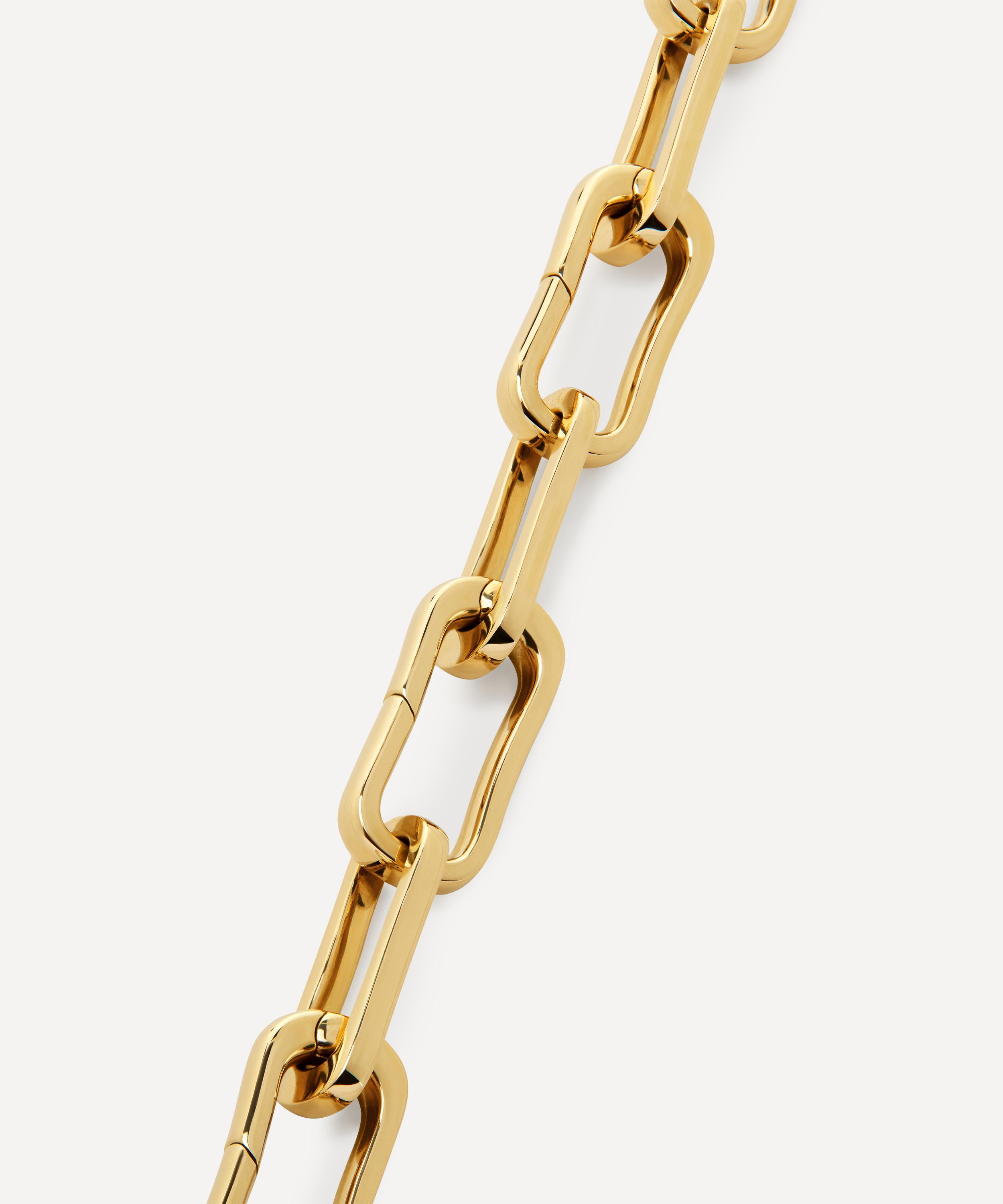 Monica Vinader - 18ct Gold-Plated Vermeil Silver Alta Mini Chain Bracelet image number 3