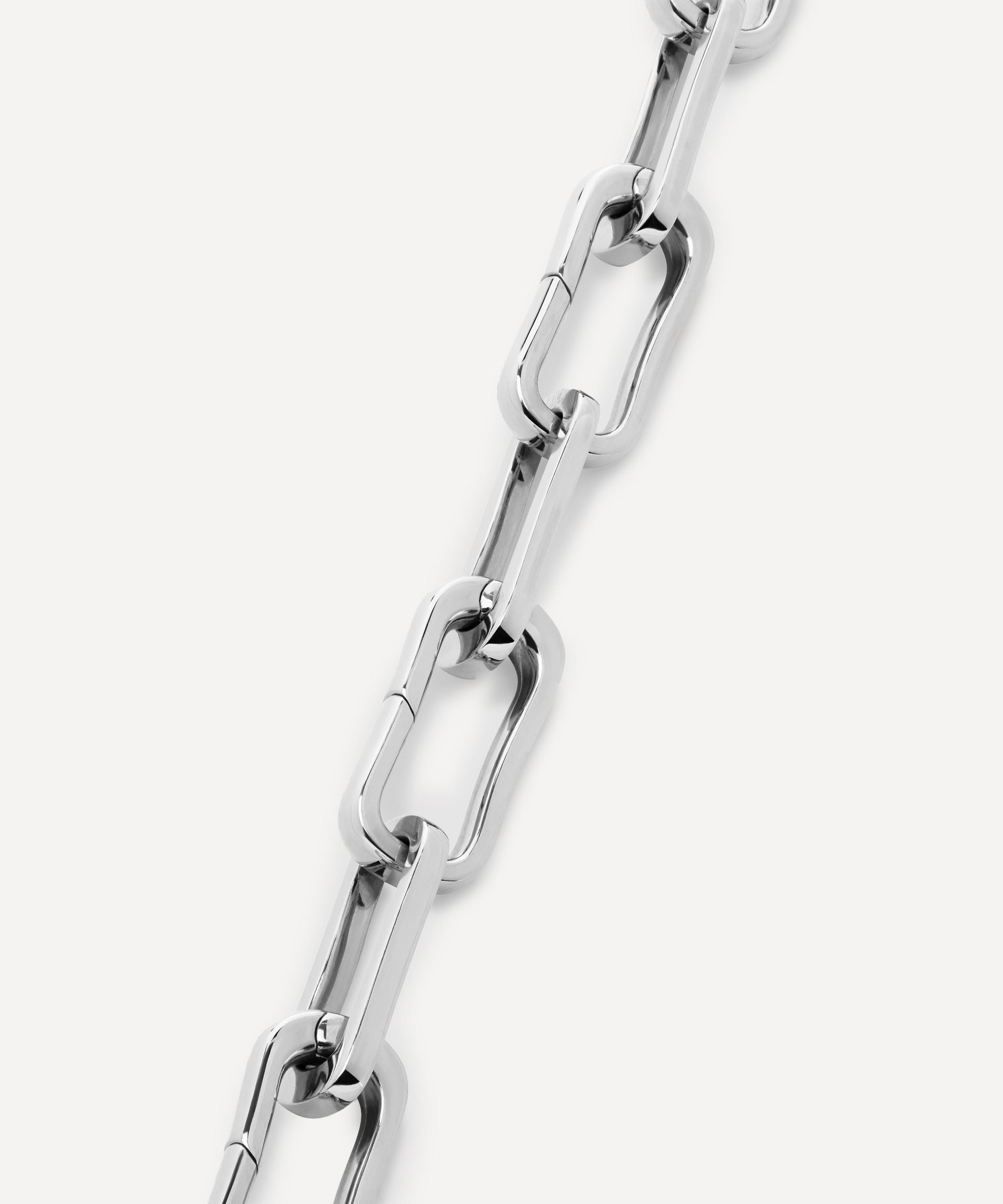 Monica Vinader - Sterling Silver Alta Mini Chain Bracelet image number 2