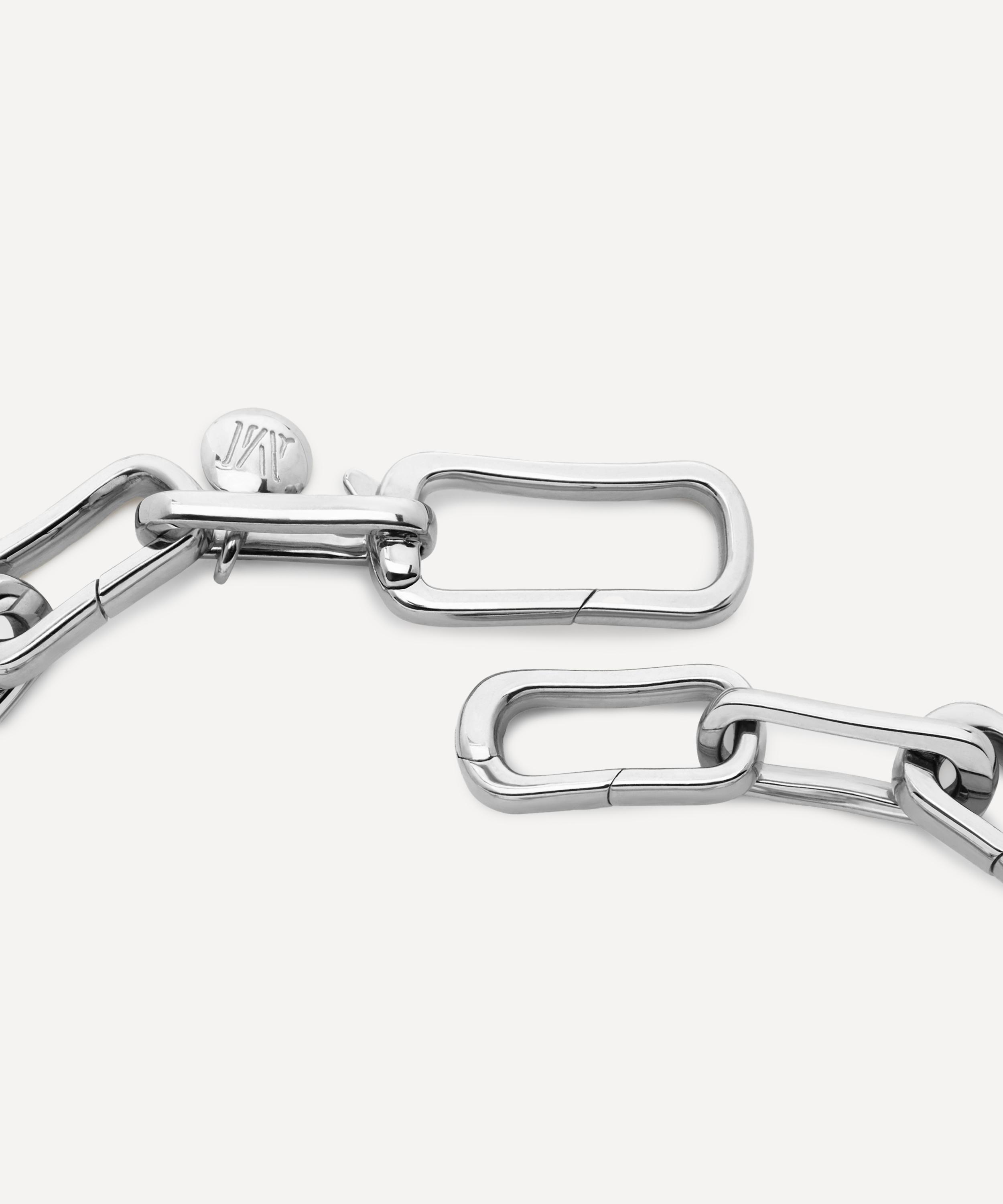 Monica Vinader - Sterling Silver Alta Mini Chain Bracelet image number 3