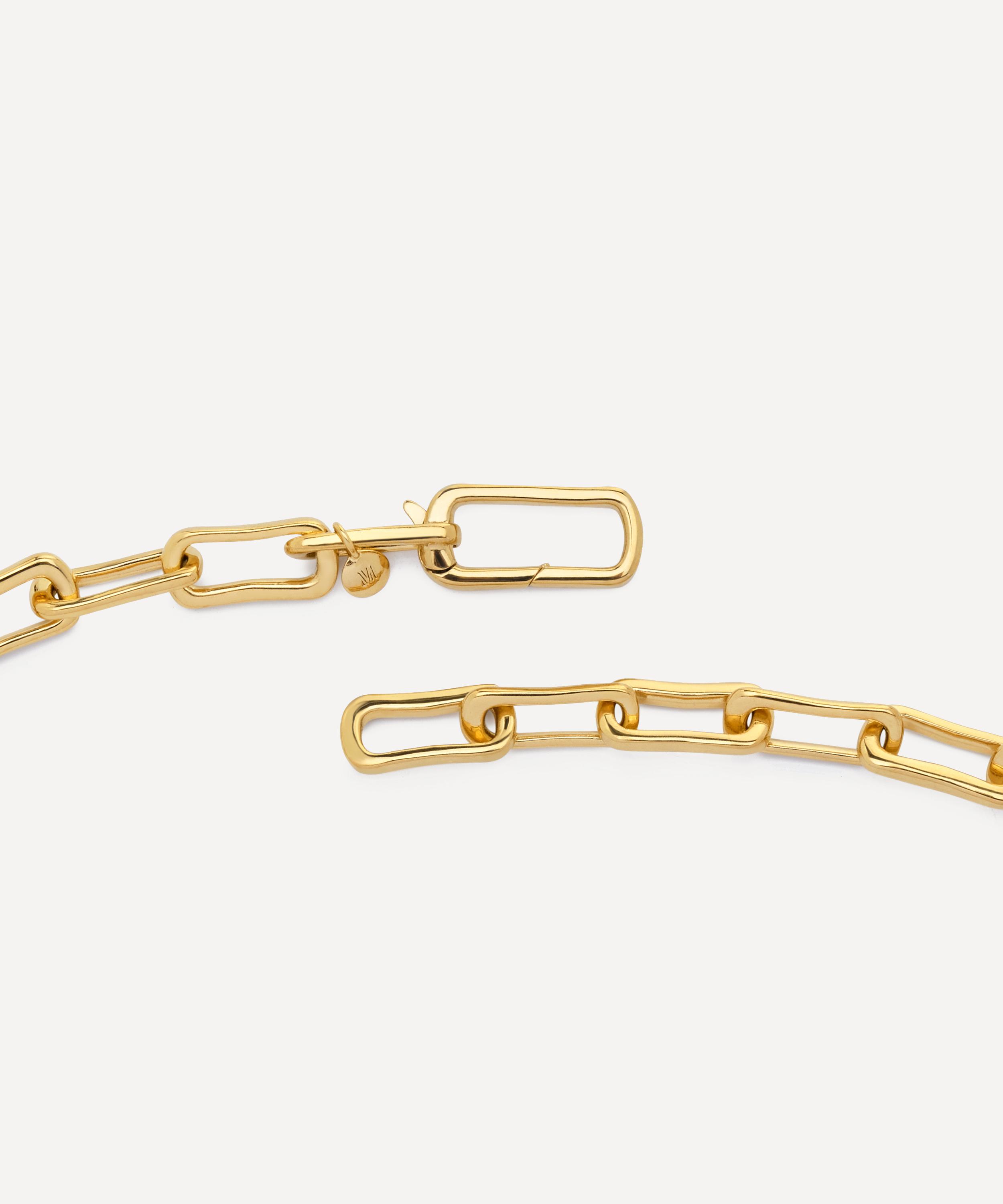 Monica Vinader - 18ct Gold-Plated Vermeil Silver Alta Mini Chain Necklace image number 2